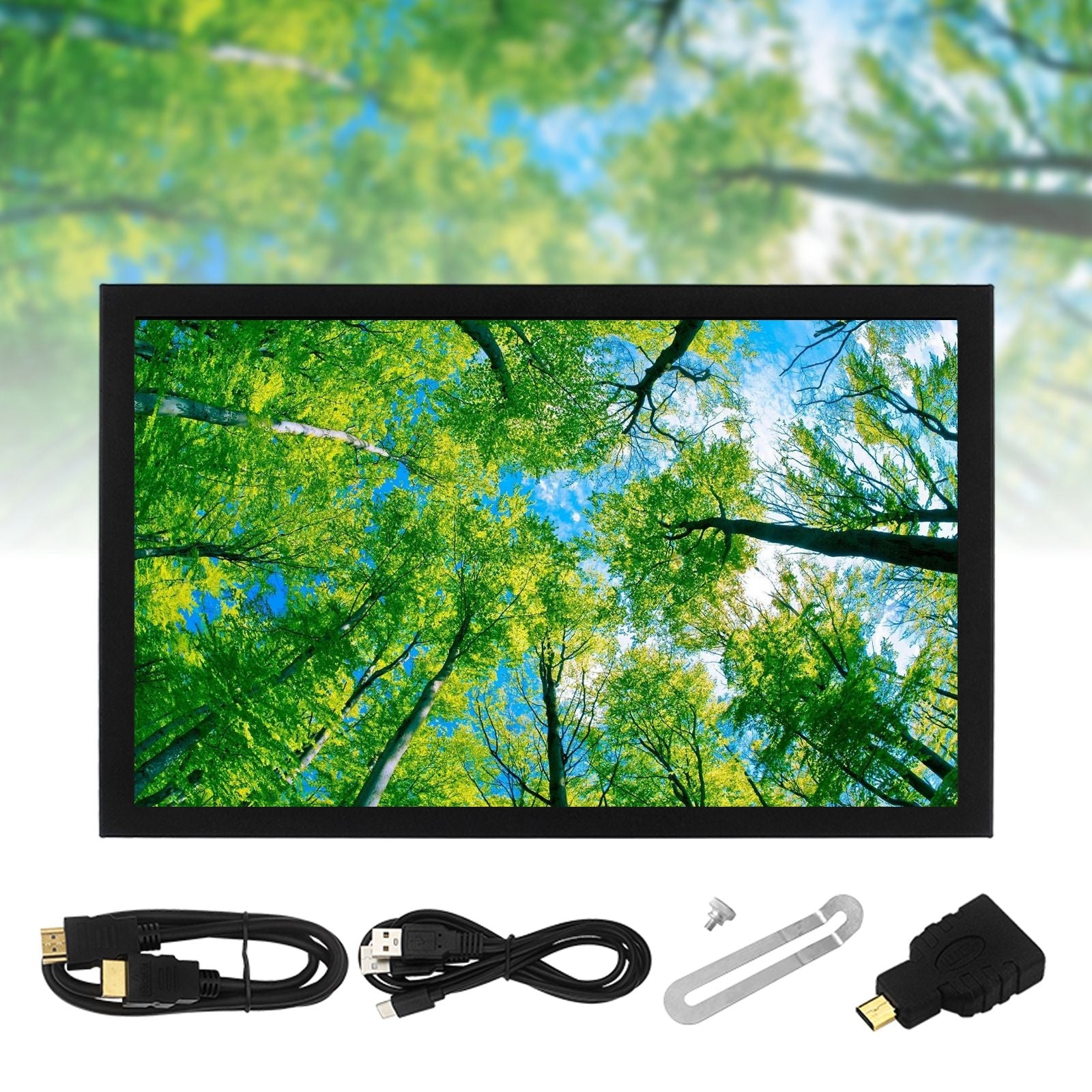 7 인치 HD IPS 디스플레이 VGA/AV/HDMI 인터페이스 Raspberry Pi PC 모니터링 화면