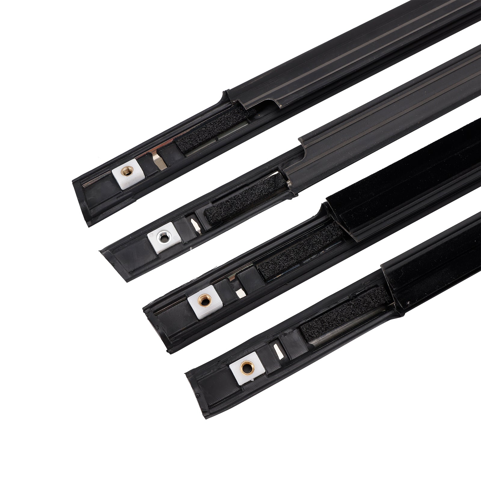 4PCS Door Window Weatherstrip Mould Kit For Patrol Y61 GU