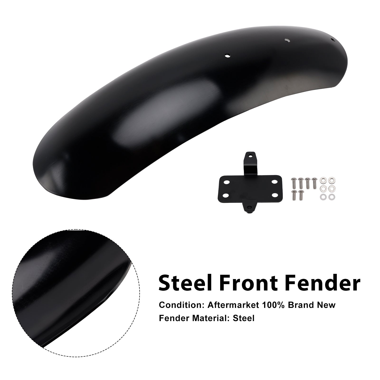 2023-2025 Scrambler 400X Steel Front Fender Mudguard