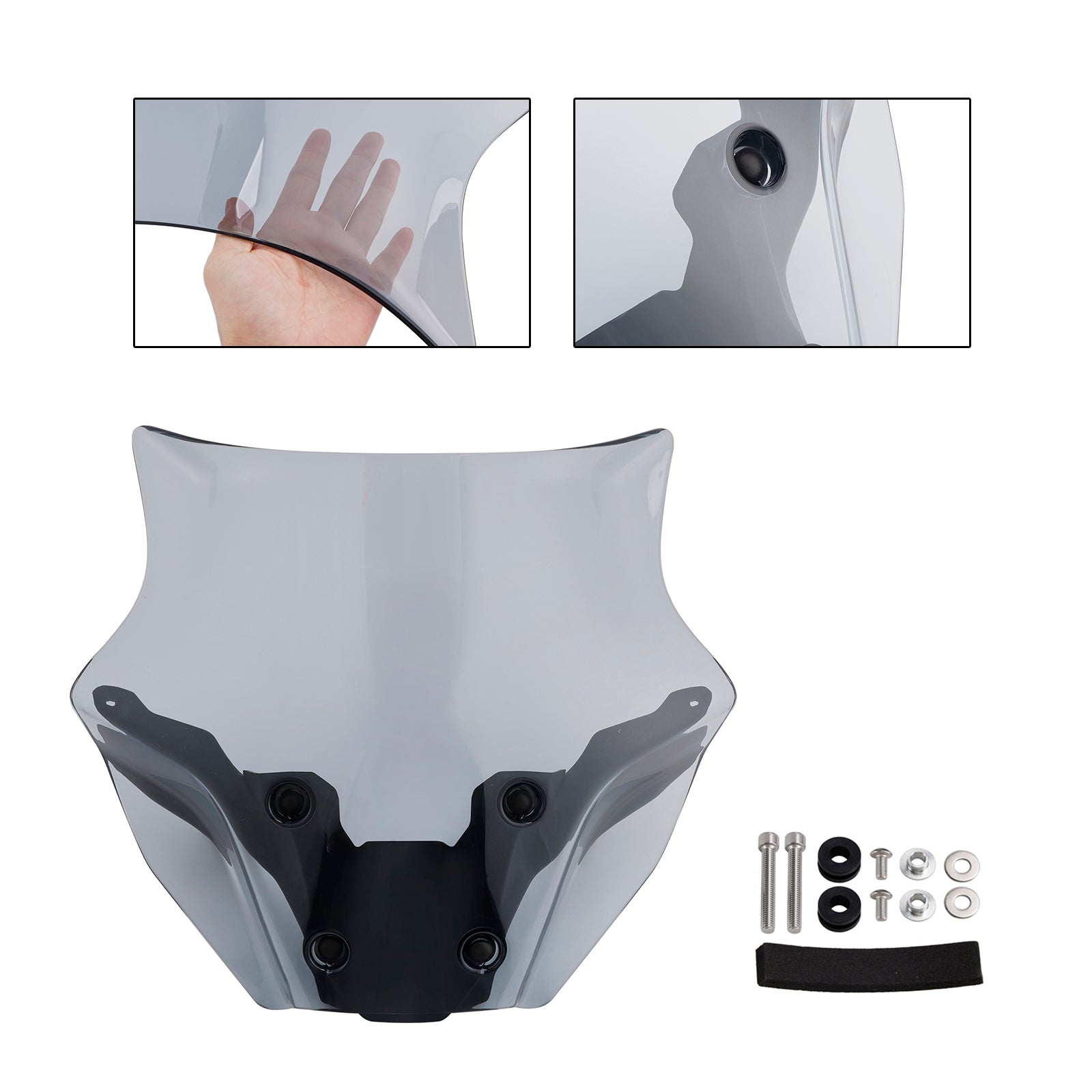 2024-2025 야마하 MT-09/SP 윈드실드 윈드스크린 + 브라켓