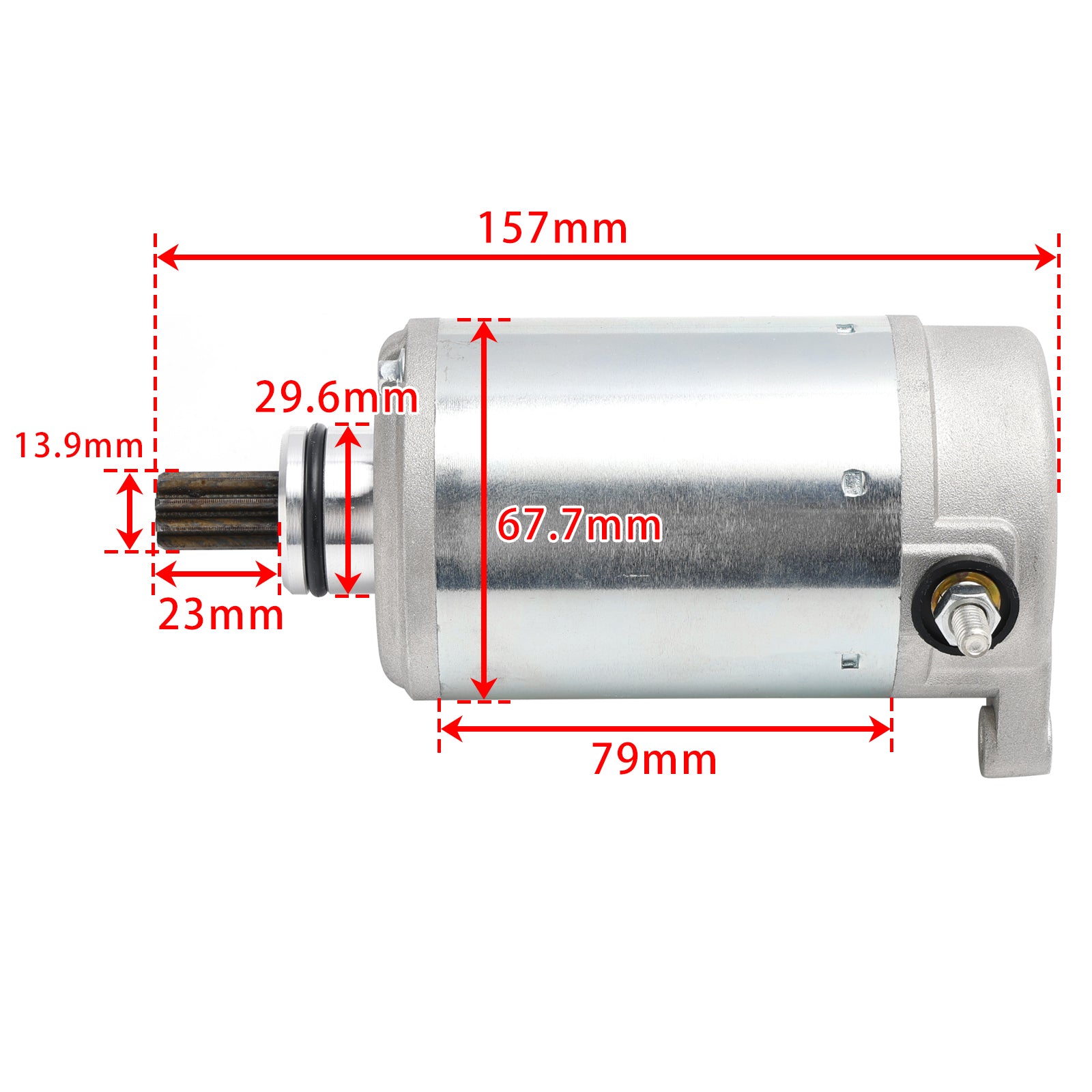 Starter Motor For Odes Dominator V Twin UTV 800 1000 D2 D4 X2 X4 Ravager Raider