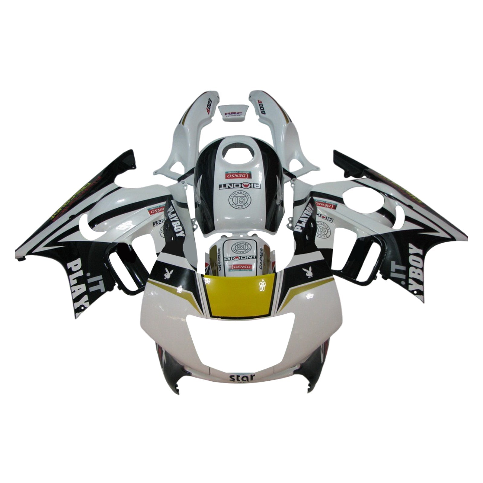 혼다 CBR600 F3 1995-1996 페어링 키트 차체 플라스틱 복근