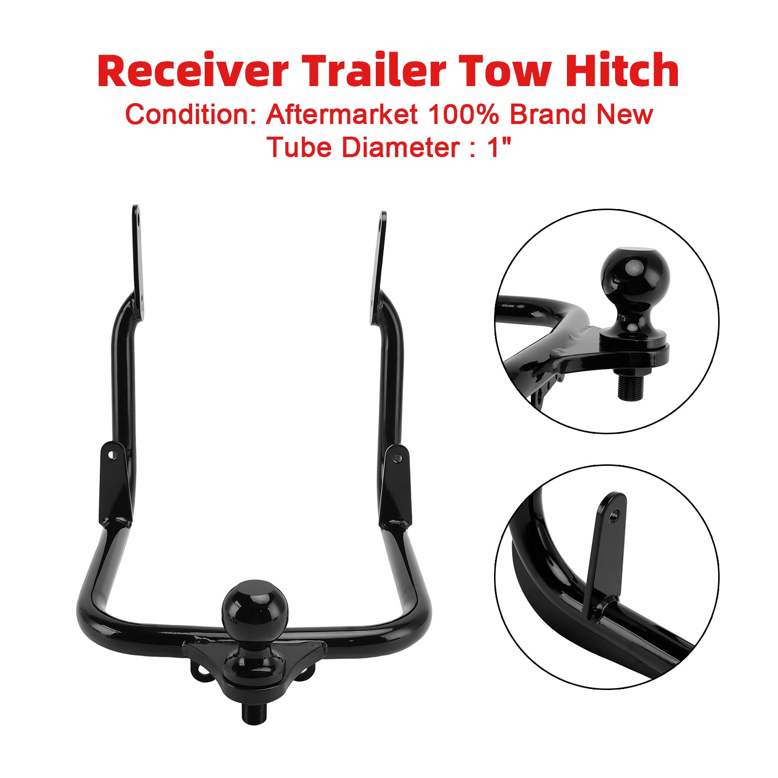 Receiver Trailer Tow Hitch Fit For Touring Electra Street Glide FLHX 2009-2023