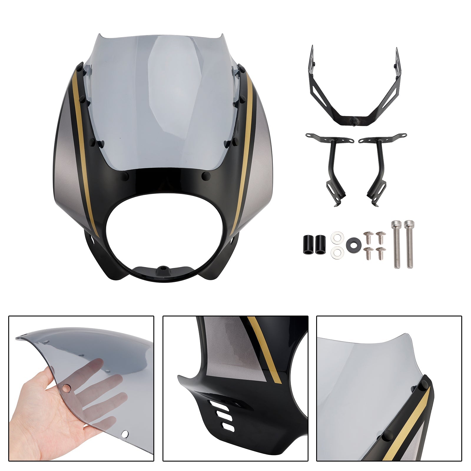 2022-2025 Yamaha XSR900 Headlight Fairing Windshield WindScreen