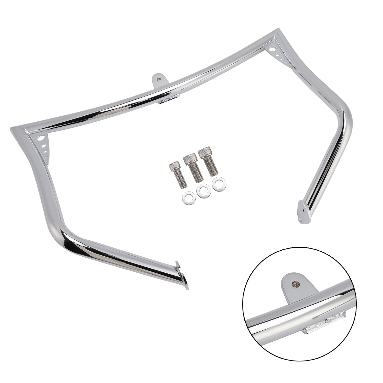 1997-2008 Touring Electra Glide Classic FLHTC Engine Guard Frame Anti-Crash Bumper Protector Chrome