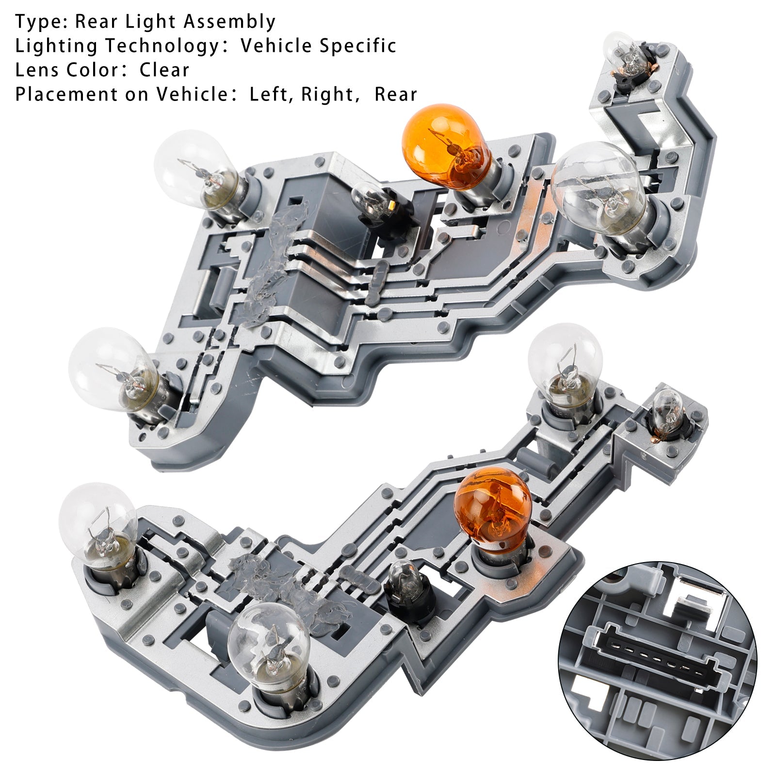 2007-2010 Mercedes-Benz S204 C Estate LH+RH Rear Lamp Bulb Holder A2048201700