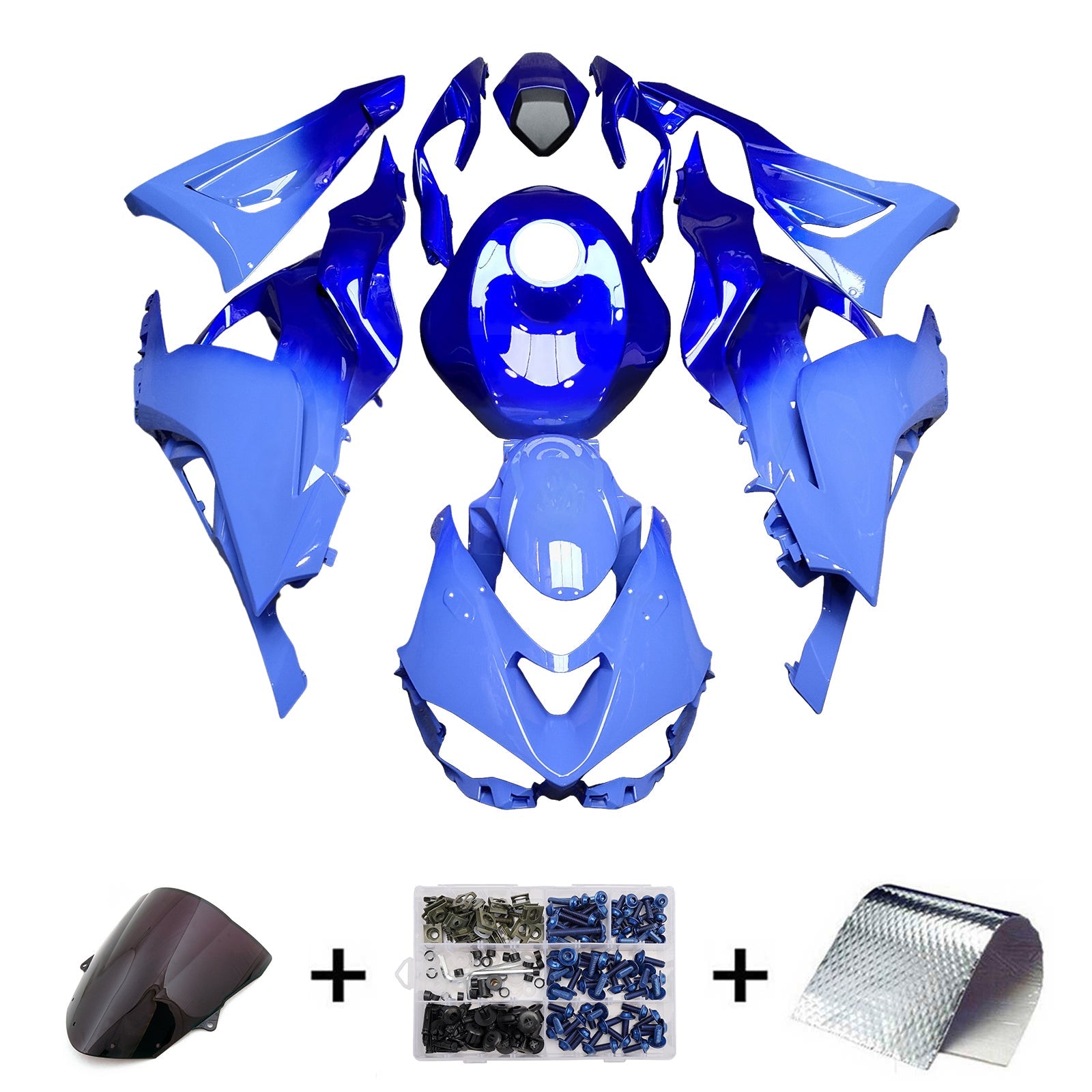 Injection Fairing Kit Bodywork Plastic ABS fit For Kawasaki ZX-6R 2024-2025