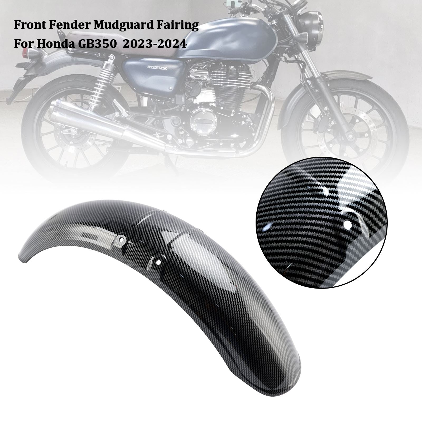 Front Fender Mudguard Fairing For Honda GB350 2023-2024
