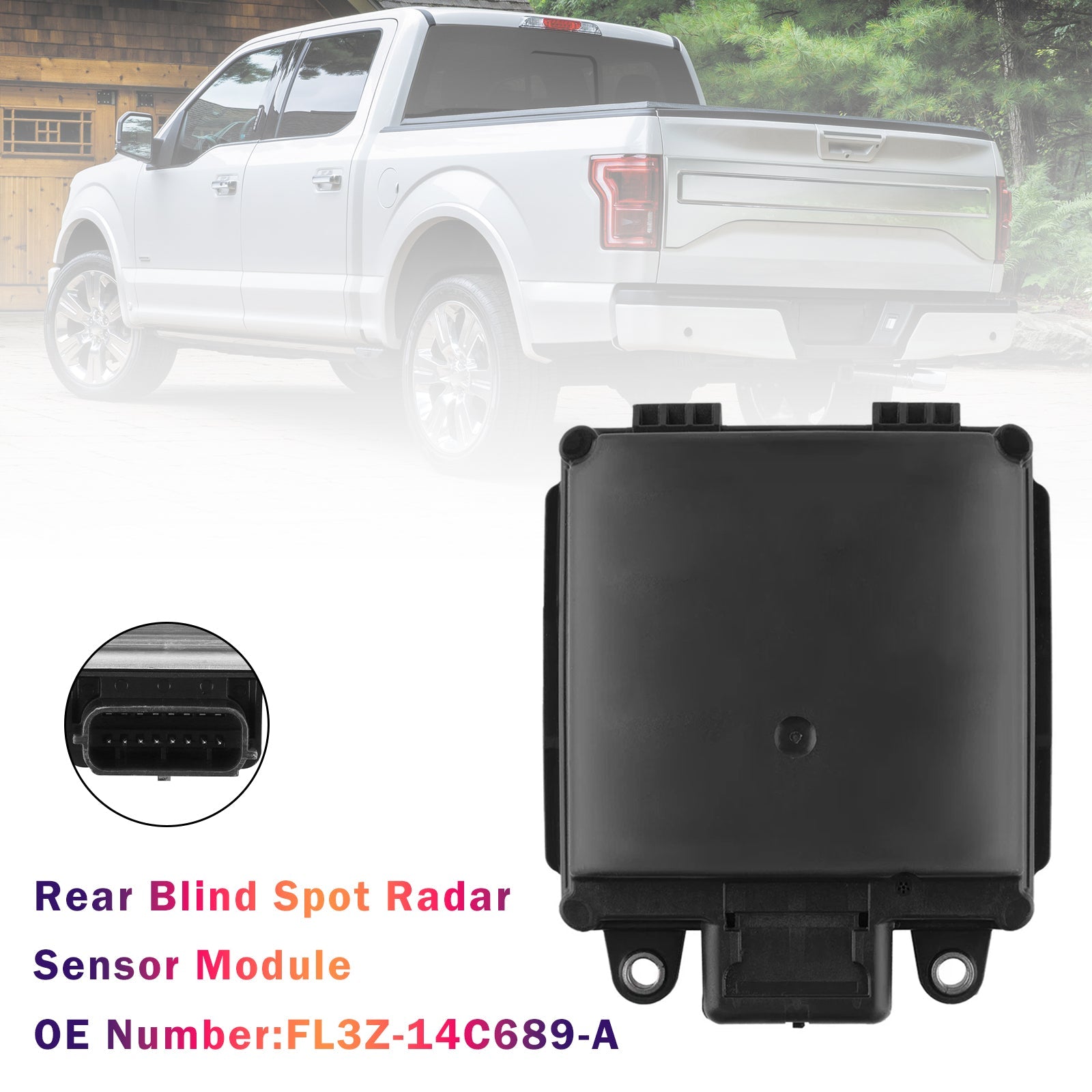 2015-2016 For Ford F150 Rear Blind Spot Radar Sensor Module FL3Z-14C689-A
