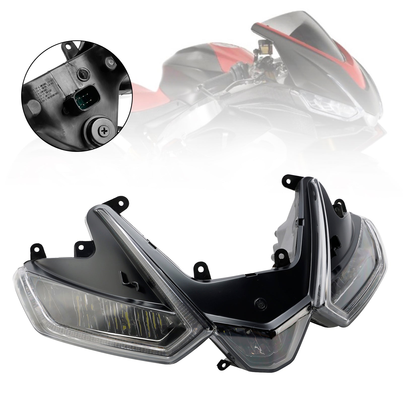 2020-2023 YAMAHA YZF-R1 YZF R1 Headlamp Headlight Guard Protector Grill Led