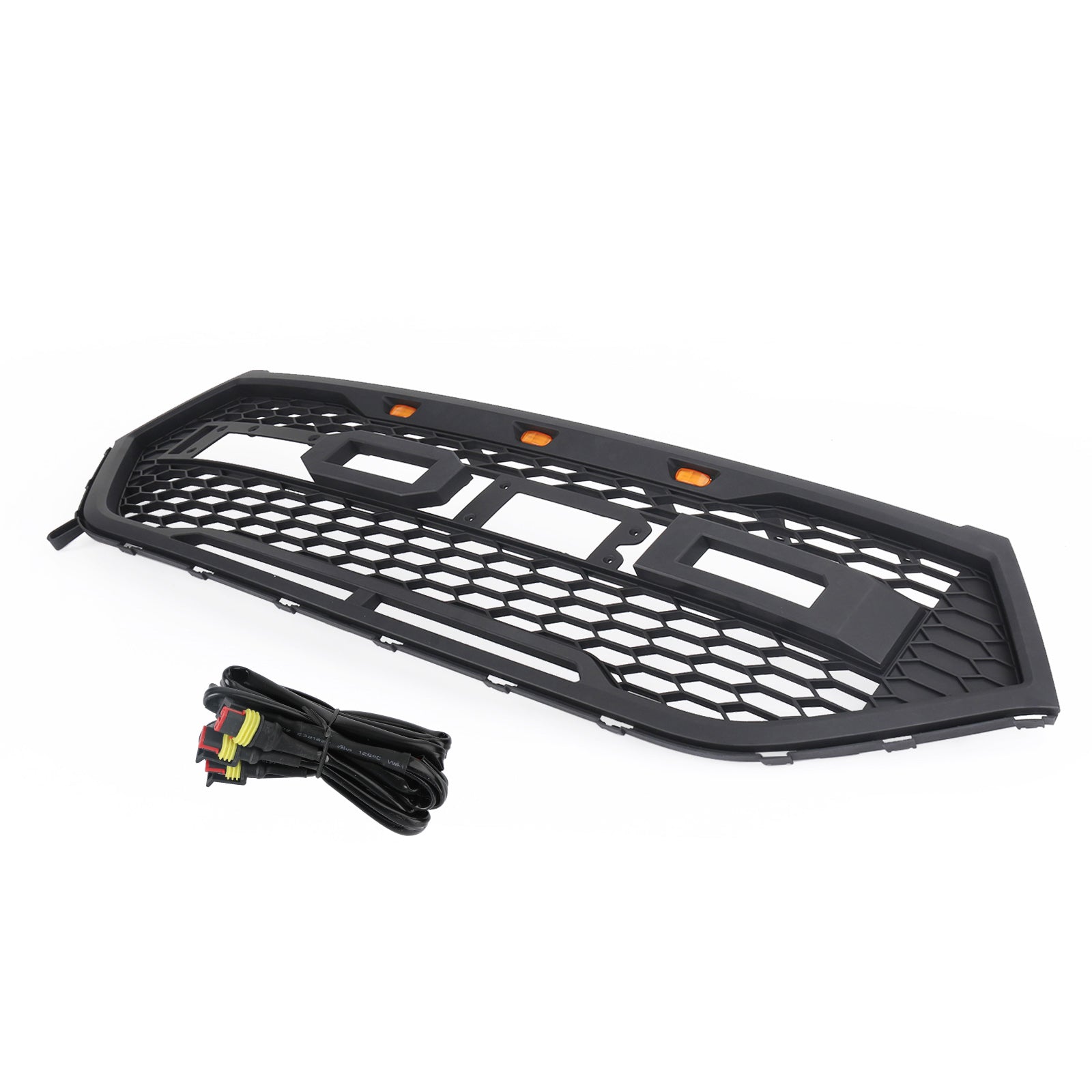 Raptor Style Front Bumper Grill Upper Grille Fit Ford Edge 2015-2018 Black