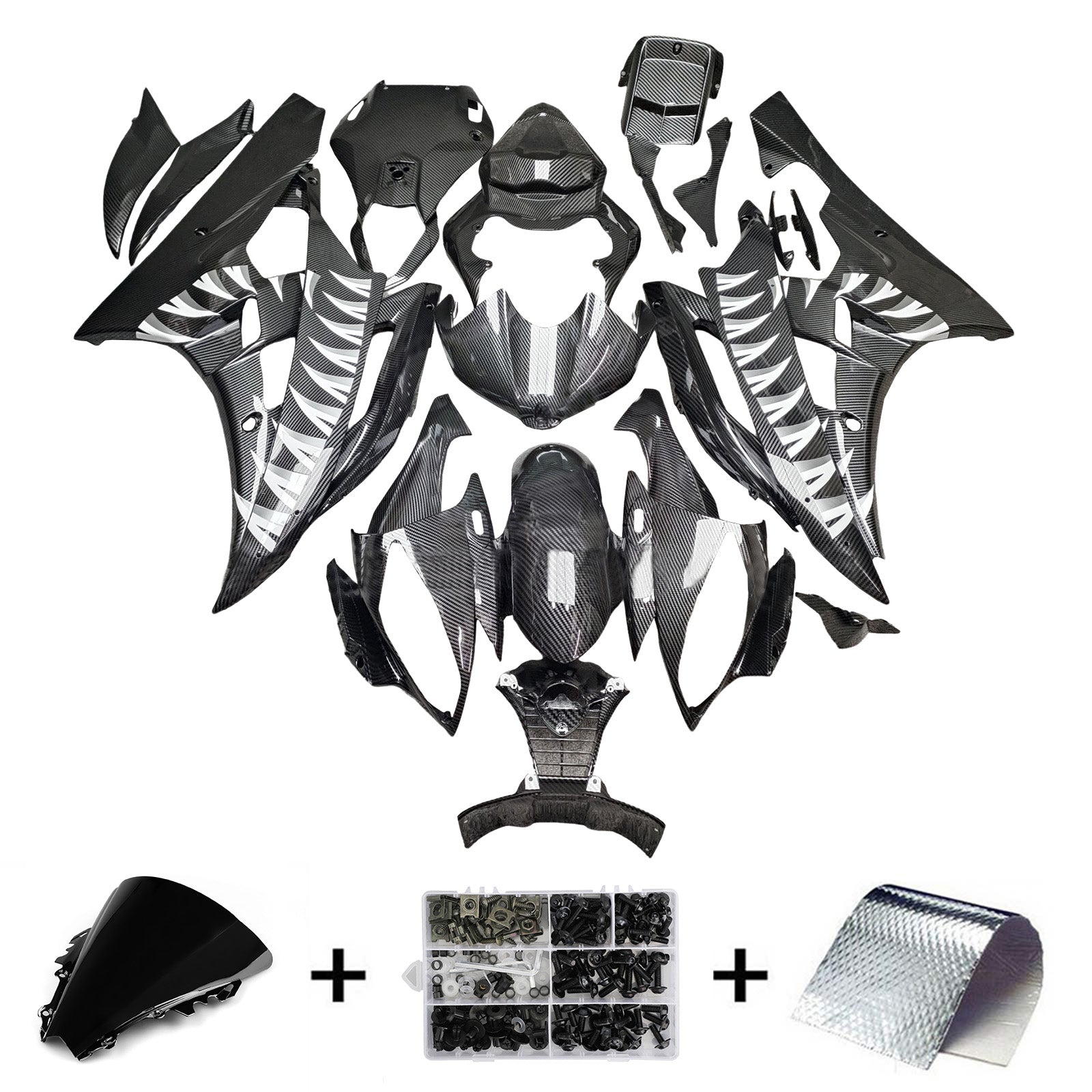 Injection Fairing Kit Bodywork Plastic ABS For Yamaha YZFR6 YZF-R6 2006-2007