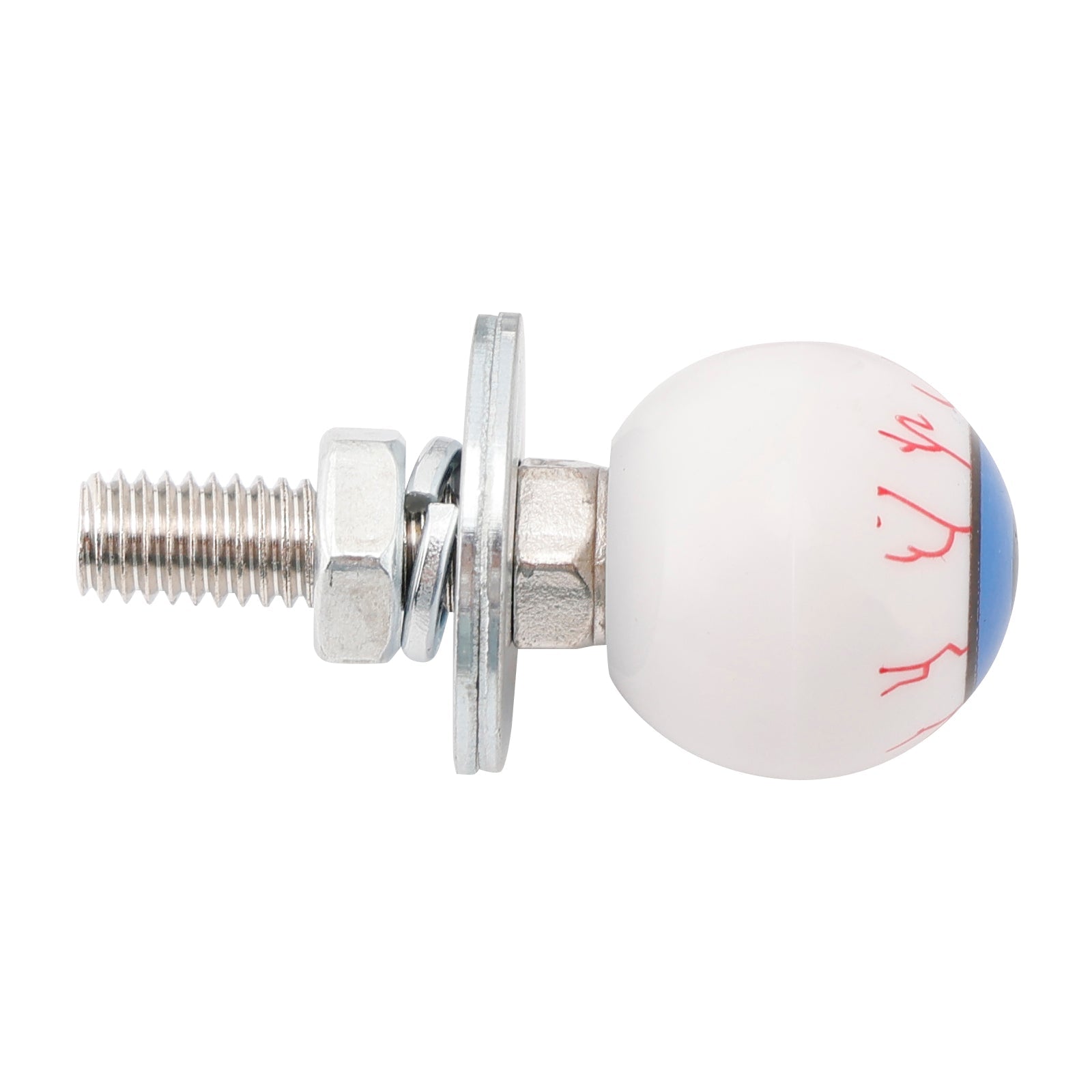 2x Custom Eyeball License Plate Bolt Screw Plastic Motorcycle Chopper Trike