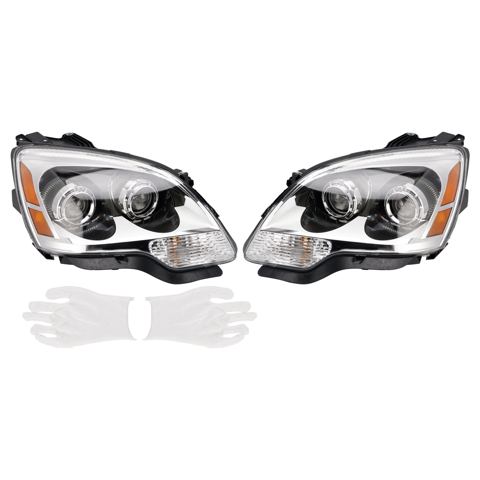 2007-2012 For GMC Acadia Left+Right HID Headlight 22938888 22938889