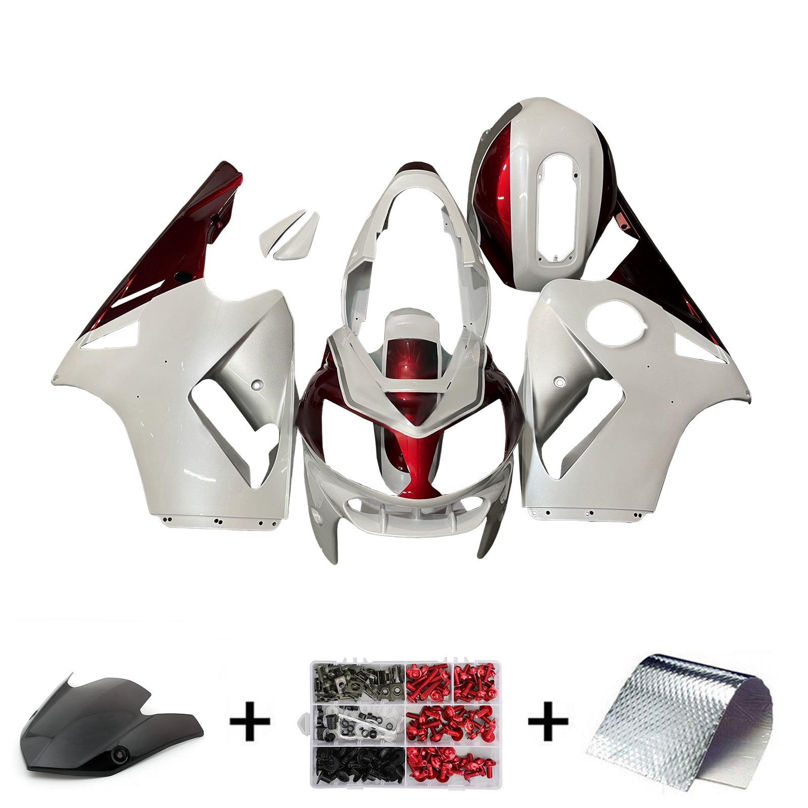 Injection Fairing Kit Bodywork Plastic ABS fit For Kawasaki ZX12R 2002-2005