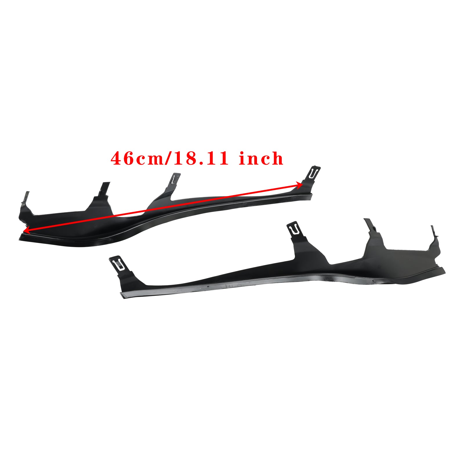 L+R Pair Upper Headlight Cover Strip Set For BMW 3 E46 COUPE CABRIO LCI