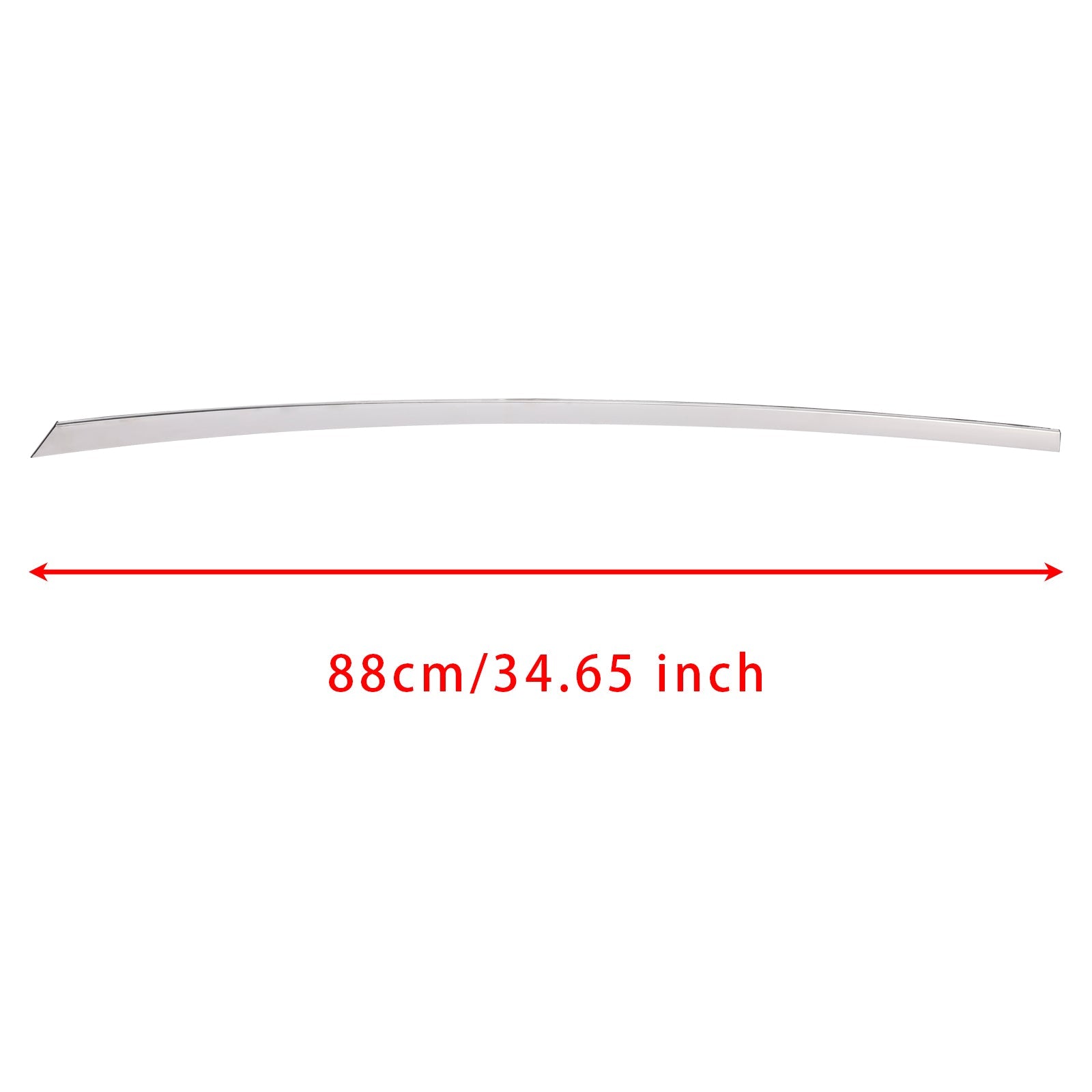 2011-2015 Kia Optima Right Side Upper Rear Door Panel Trim Molding Chrome