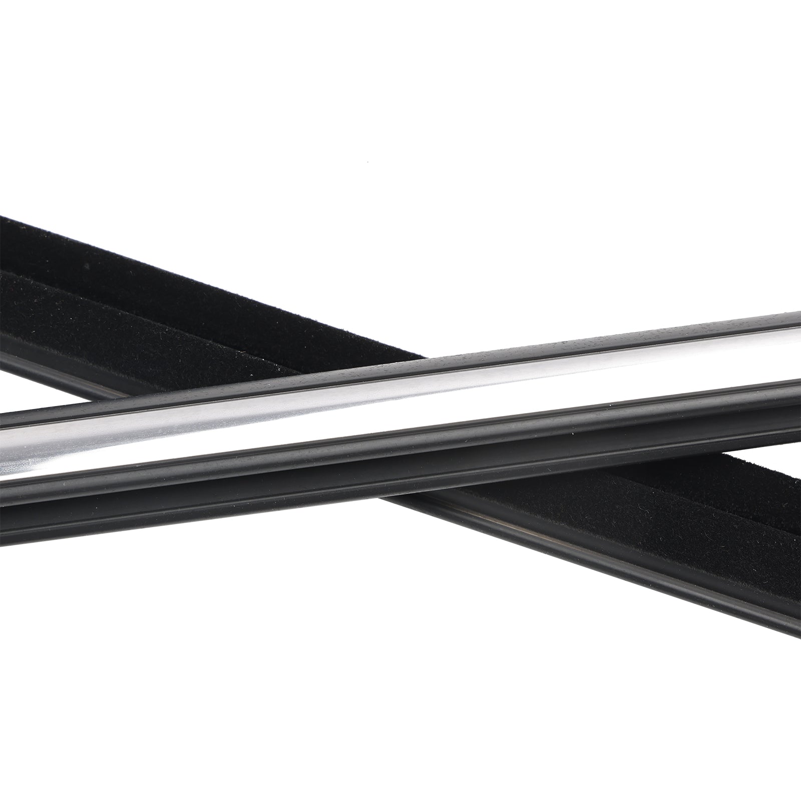 4pcs Chrome Outside Window Moulding Weatherstrip Seal For Toyota Venza 2009-2016