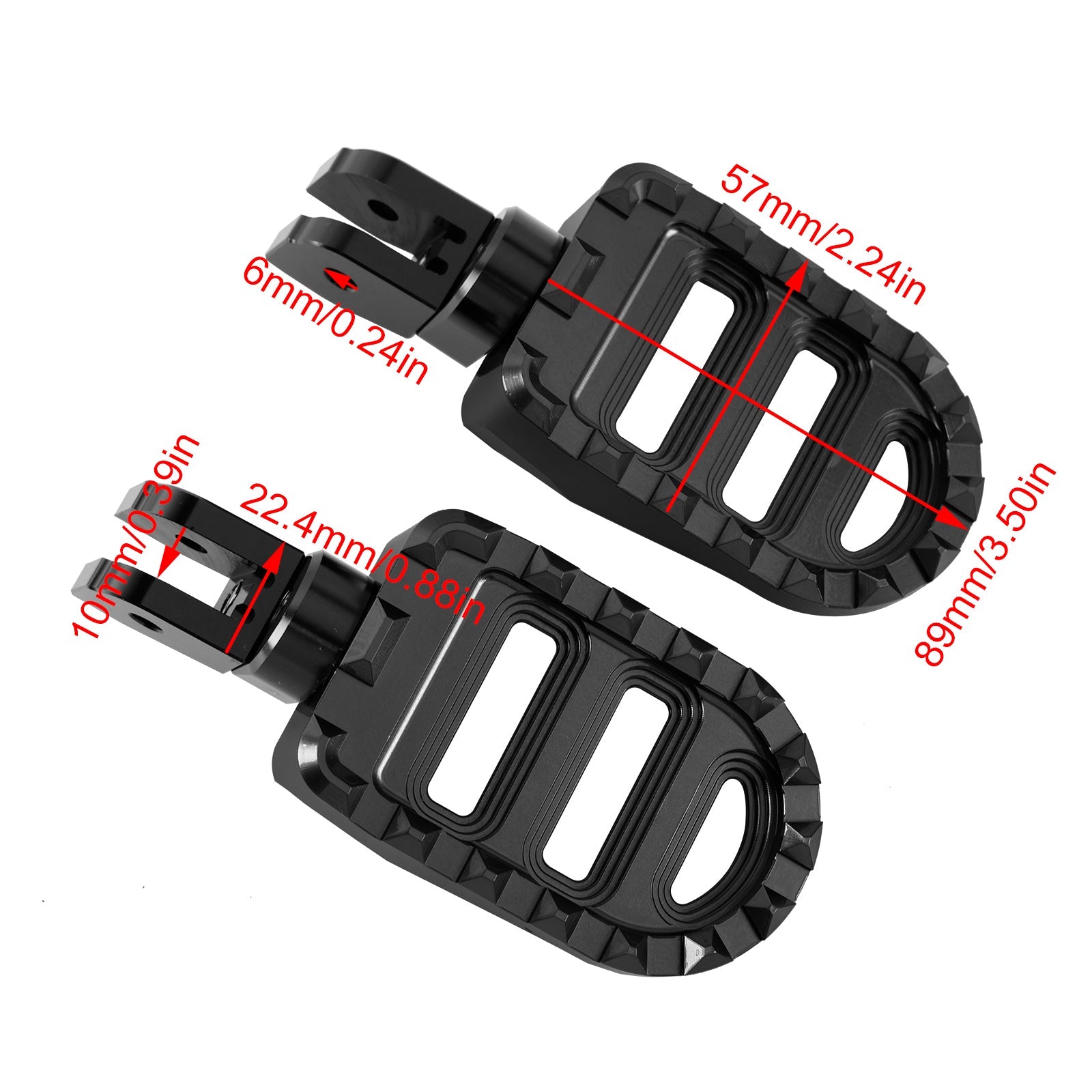 Front Footrests Foot Peg fit for Moto Guzzi STELVIO/ V100 Mandello/ V7 850