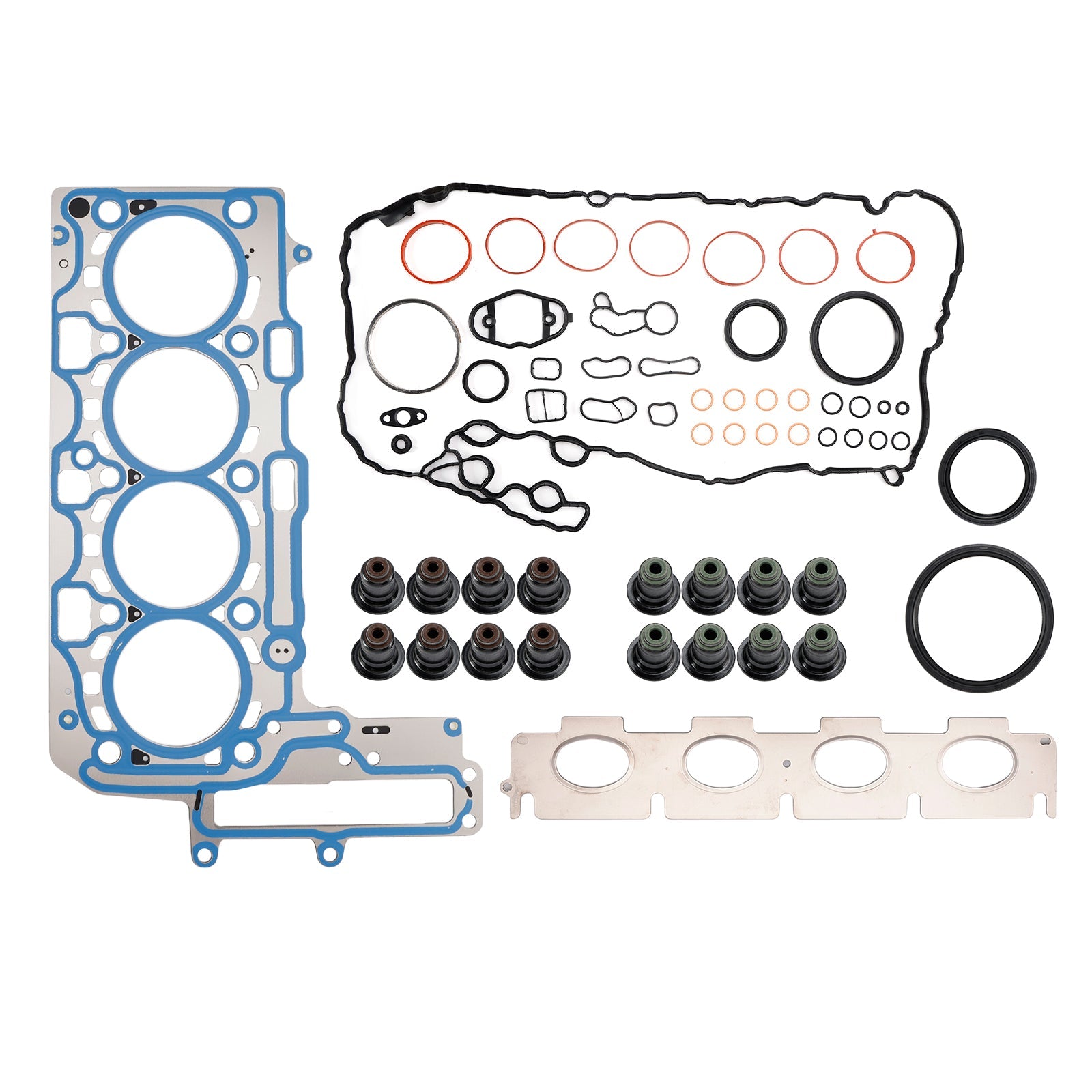 2016-2019 For BMW 520I G30, G31 B46, B48A, B48B Engine Gasket Kit 11627617523