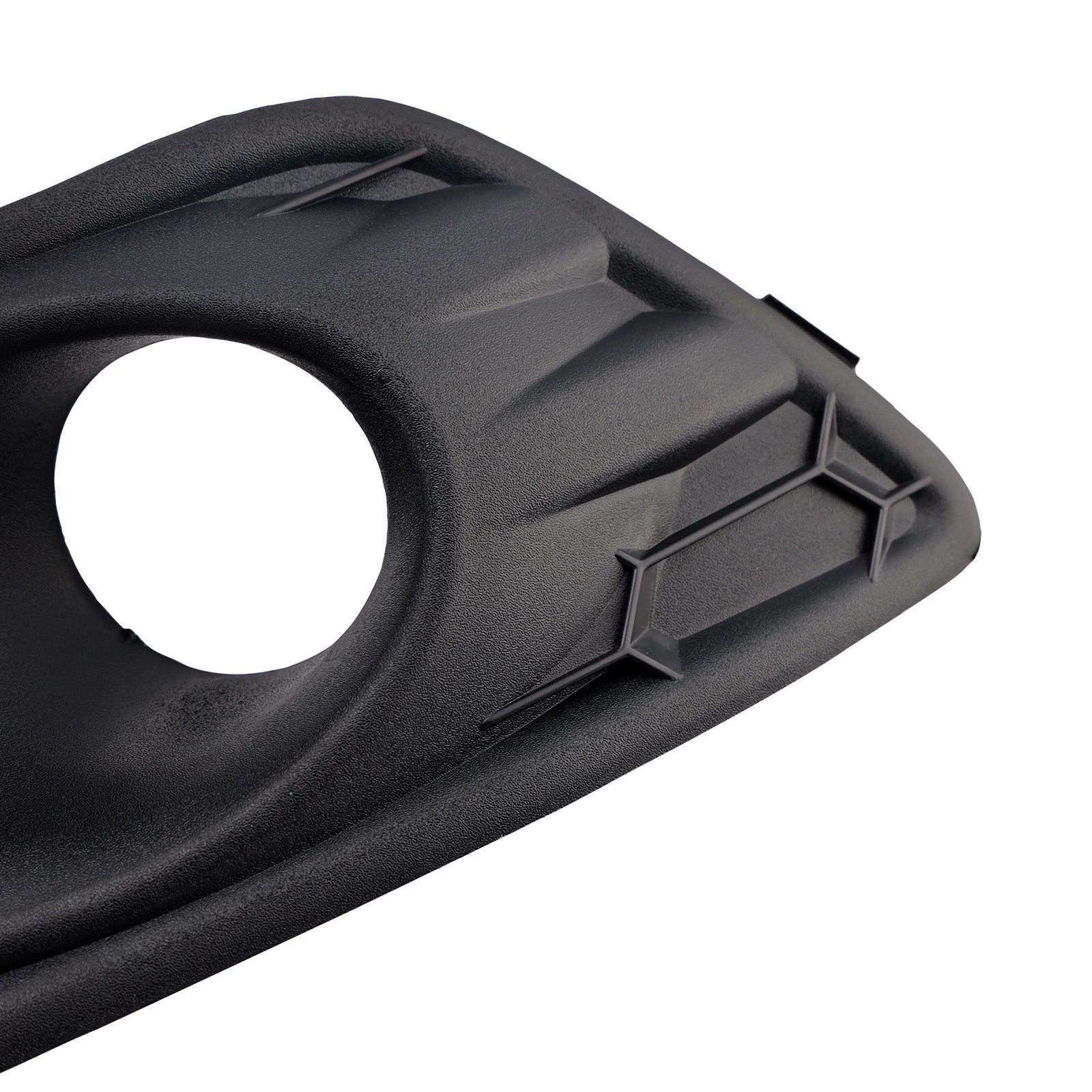 2013-2017 Ford Fiesta 2PCS Matte Black Front Fog Light Lamp Cover Grille