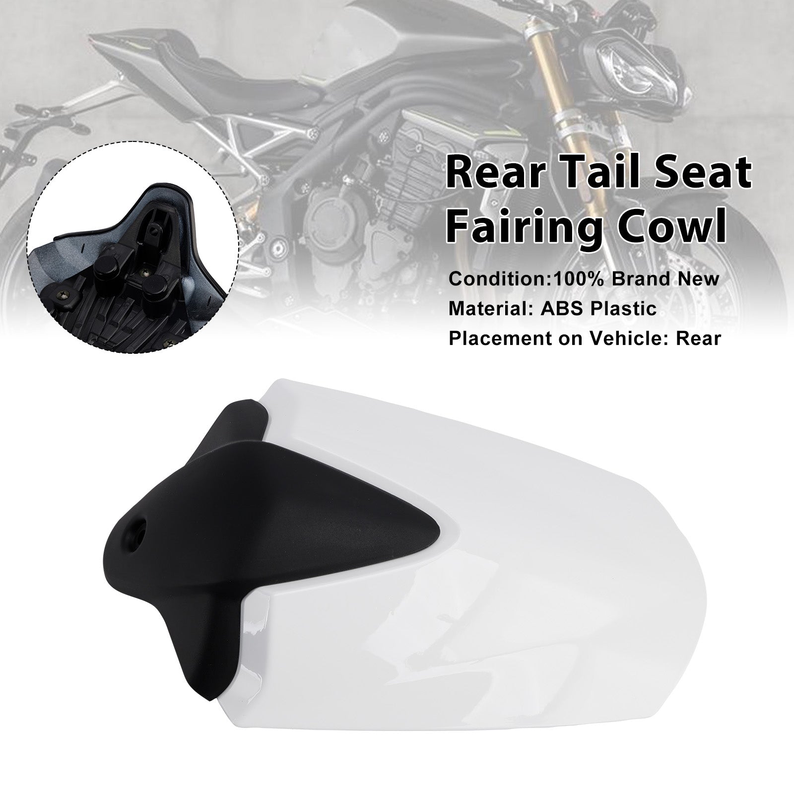 2021-2024 For Speed Triple 1200 RS Rear Tail Seat Fairing Cowl Cover
