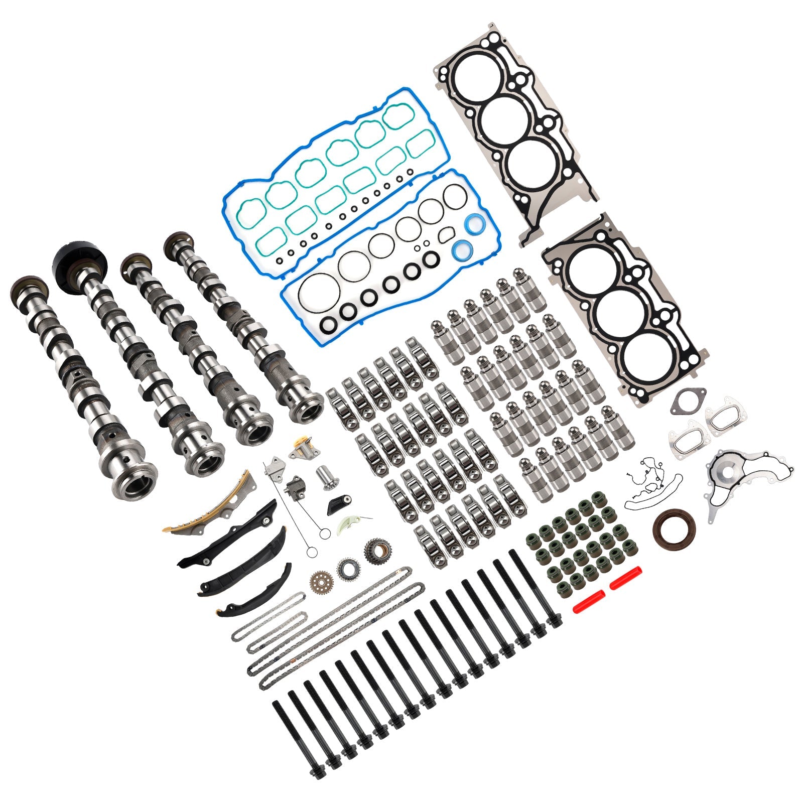 2011-2016 Dodge Journey 3.6L V6 Engine Camshafts Rockers Lifters Timing Chain