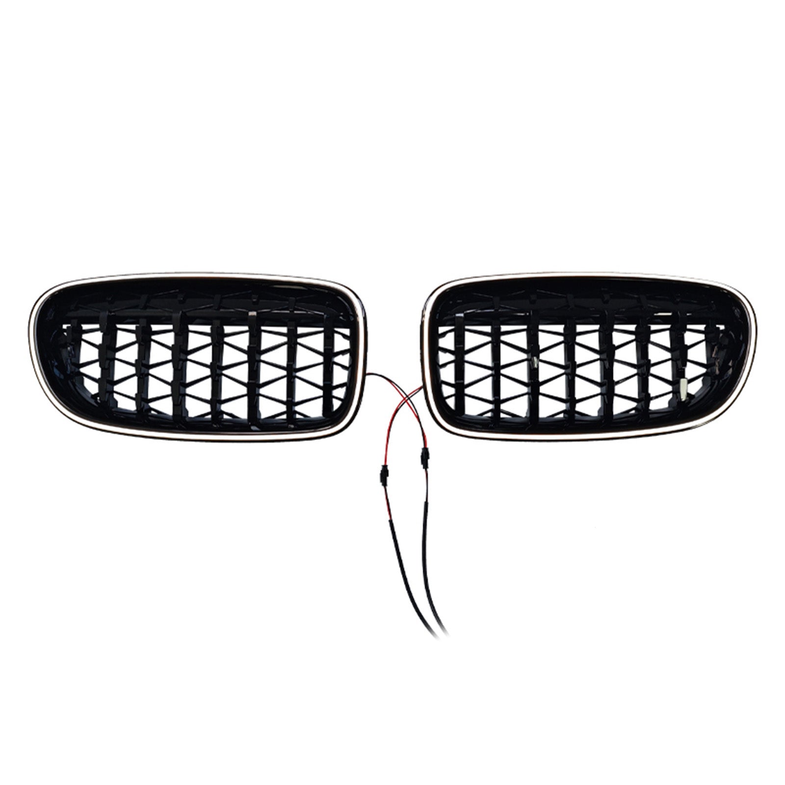Gloss Black Kidney Bumper Grill Grille Fit BMW 5 Series F10 F11 2010-2016