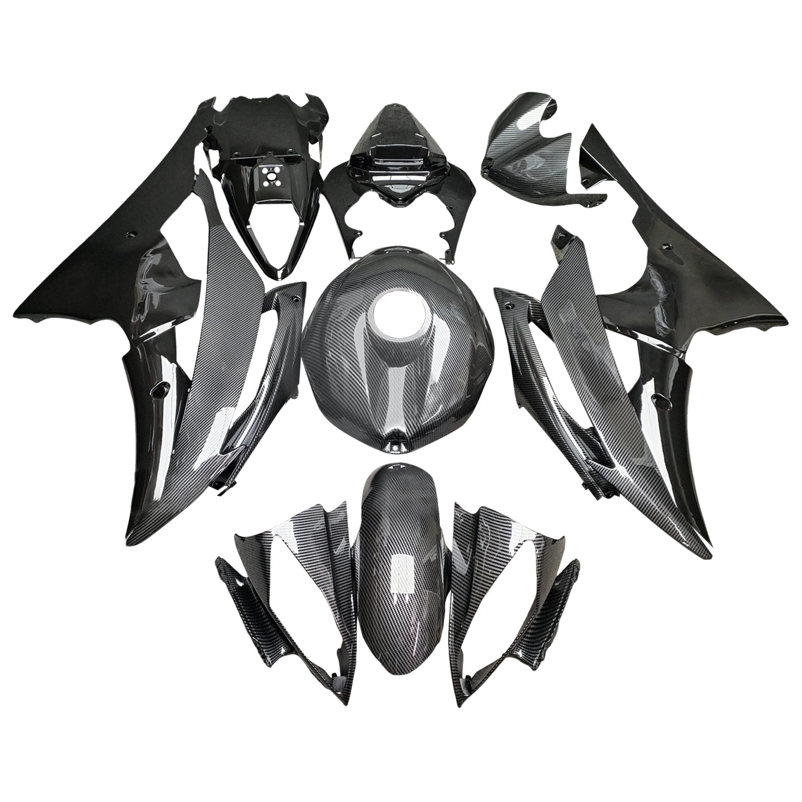 Injection Fairing Kit Bodywork Plastic ABS For Yamaha YZFR6 YZF-R6 2008-2016