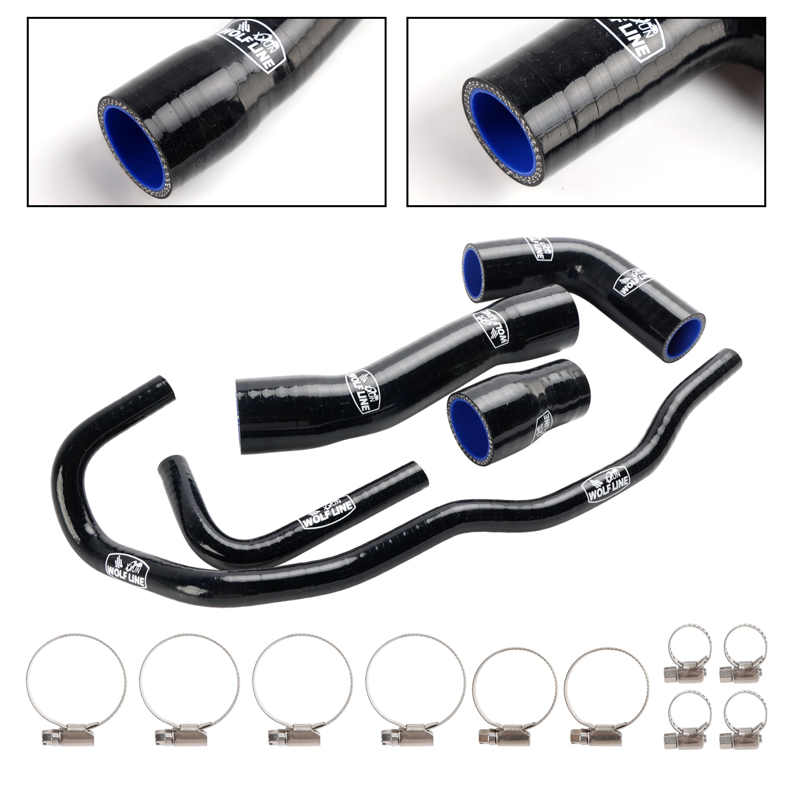 Silicone Radiator coolant Hose kit For BMW S1000RR 2019-2023