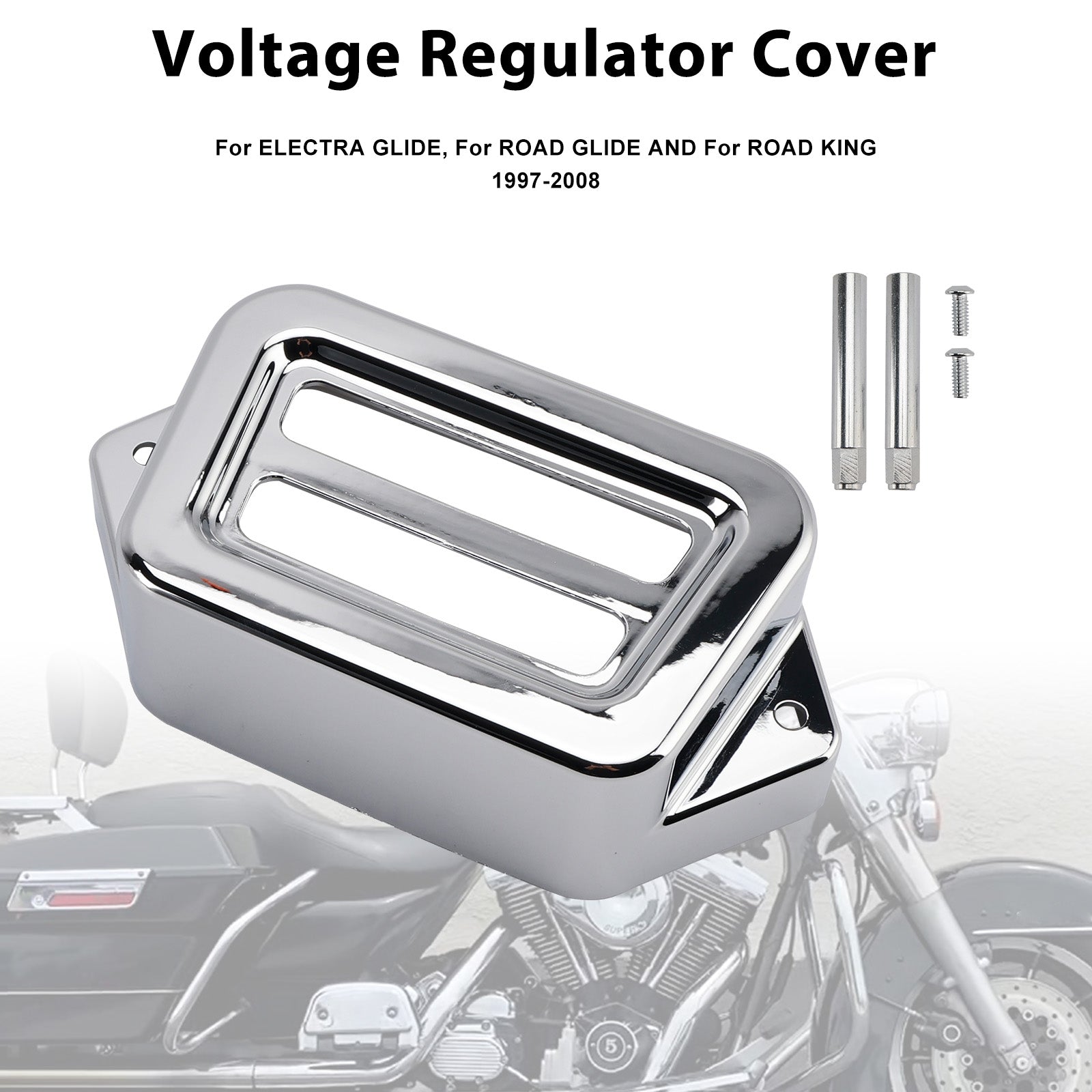 Voltage Regulator Cover For Road King Electra Street Road Glide 1997-2008