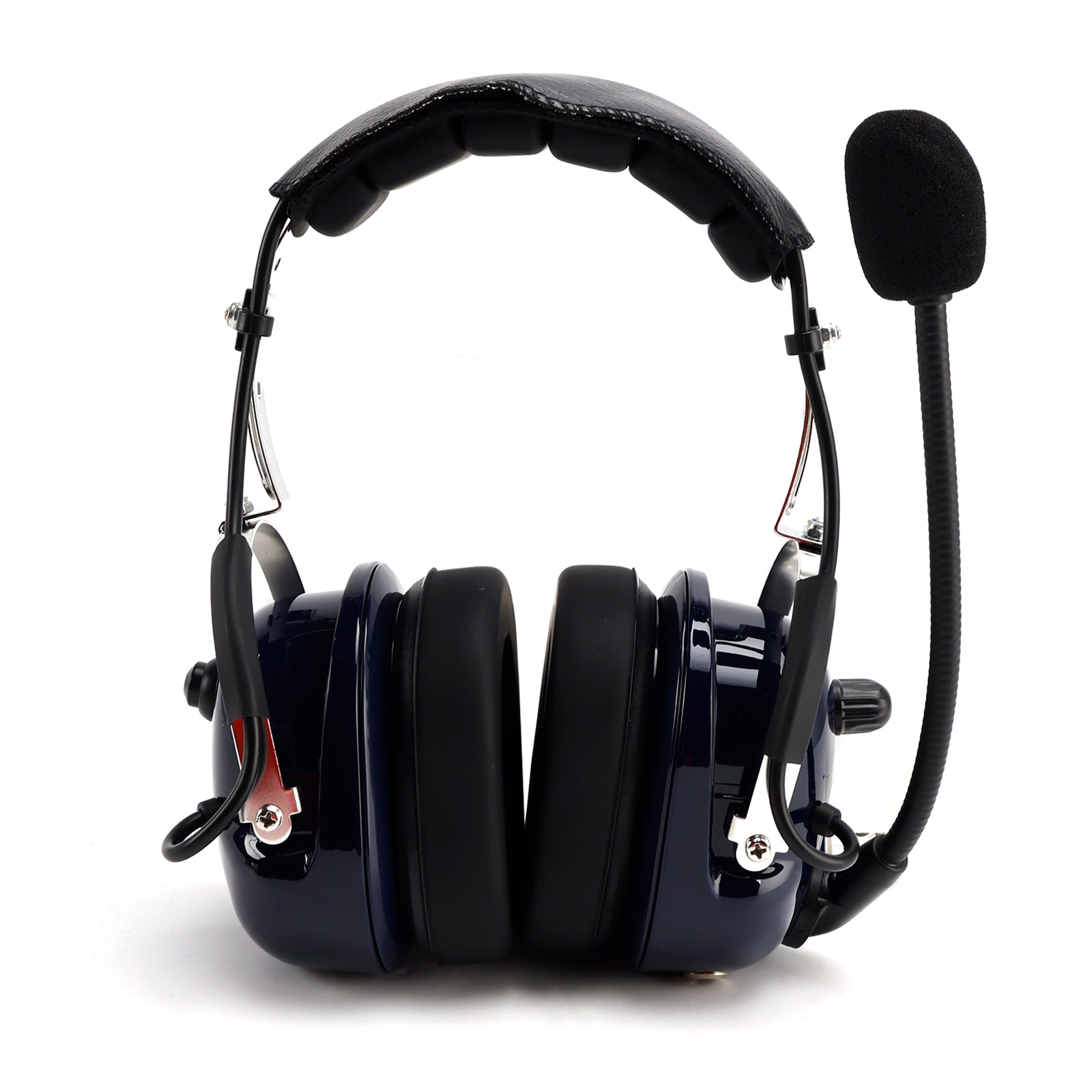 Pilot Noise-Cancelling Headset 6.3/5.2mm GA Plugs Universal Fit for Aircraft