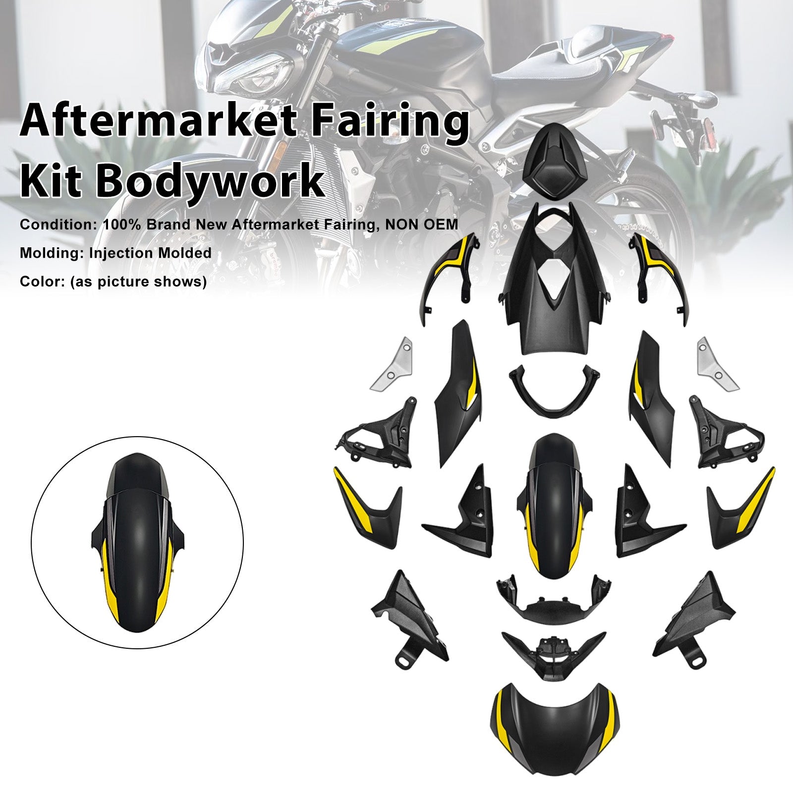 2020-2022 for Street Triple 765 R/RS Injection Bodywork Fairing Kit