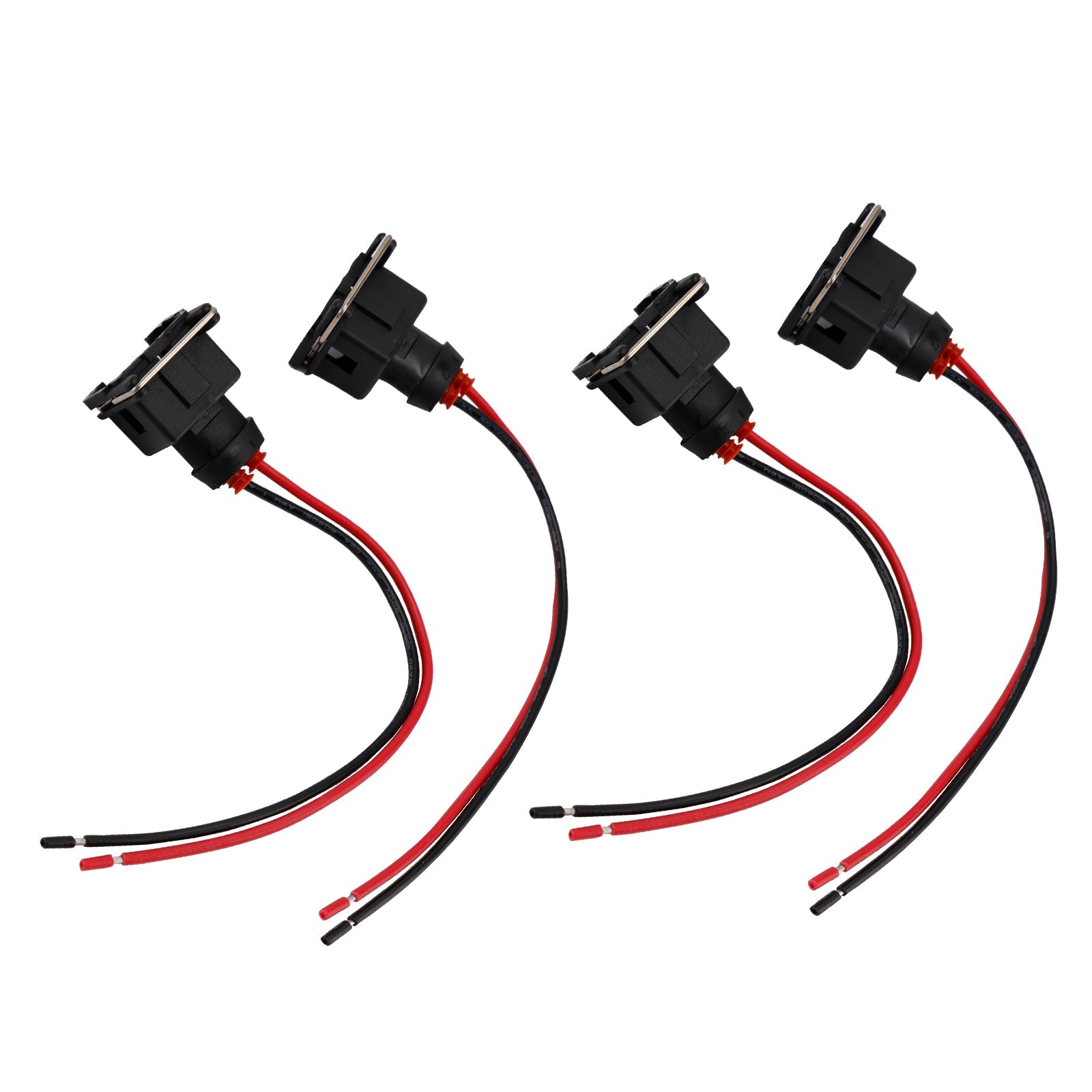 4-EV1 Fuel Injector Connector Plug Clip Pigtail Quick Disconnect Fit Daewoo