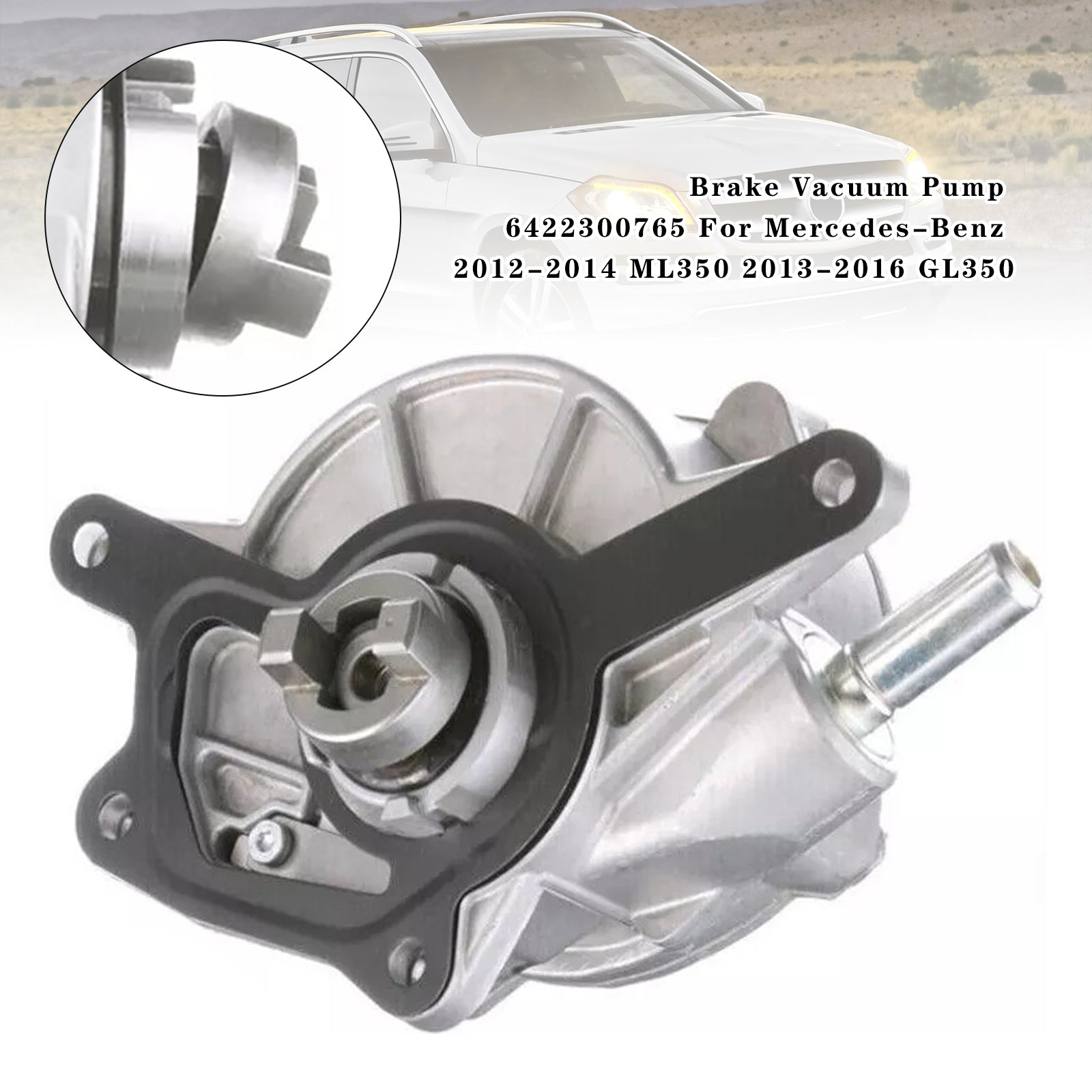 Brake Vacuum Pump 6422300765 For Mercedes-Benz 2012-2014 ML350 2013-2016 GL350