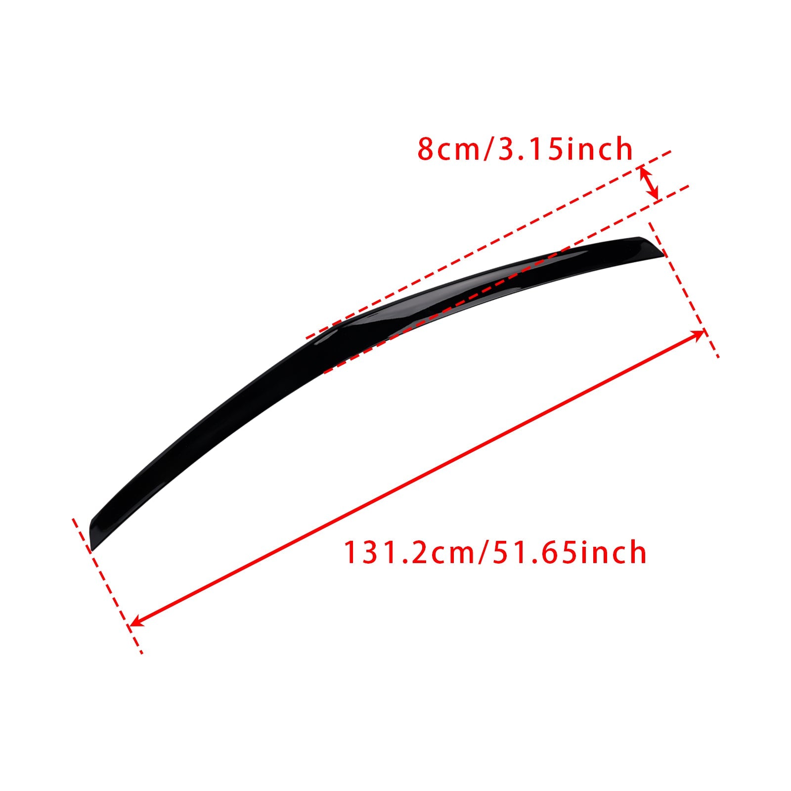 2008-2016 Mercedes-Benz E-Class W212 Gloss Black Rear Boot Spoiler