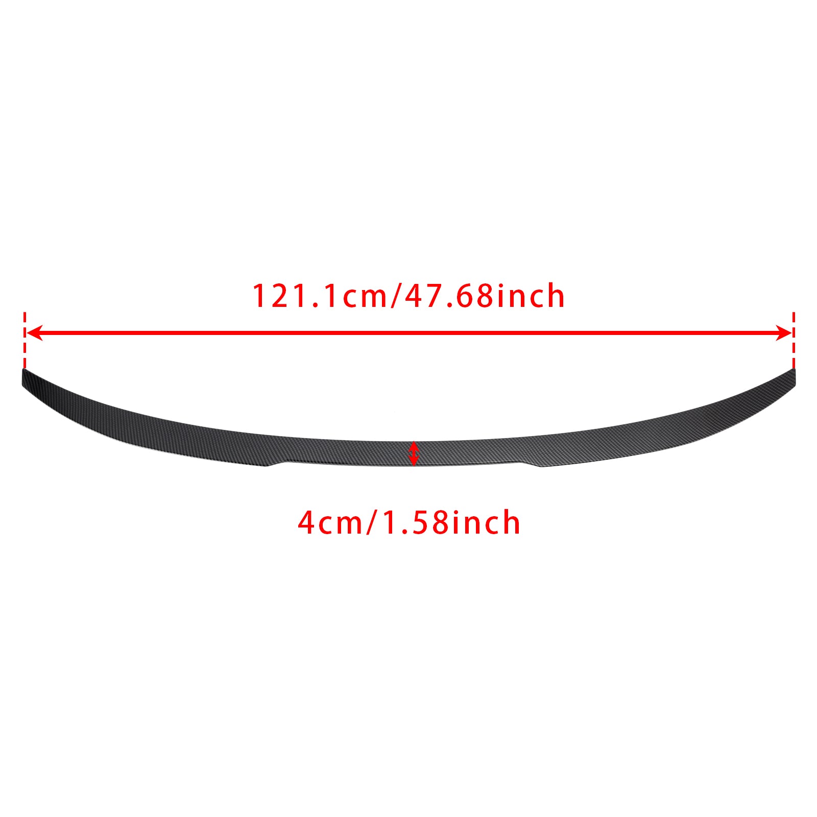 2020-ON BMW 4 Series G82 M4 Coupe Model Carbon Fiber Look Rear Spoiler