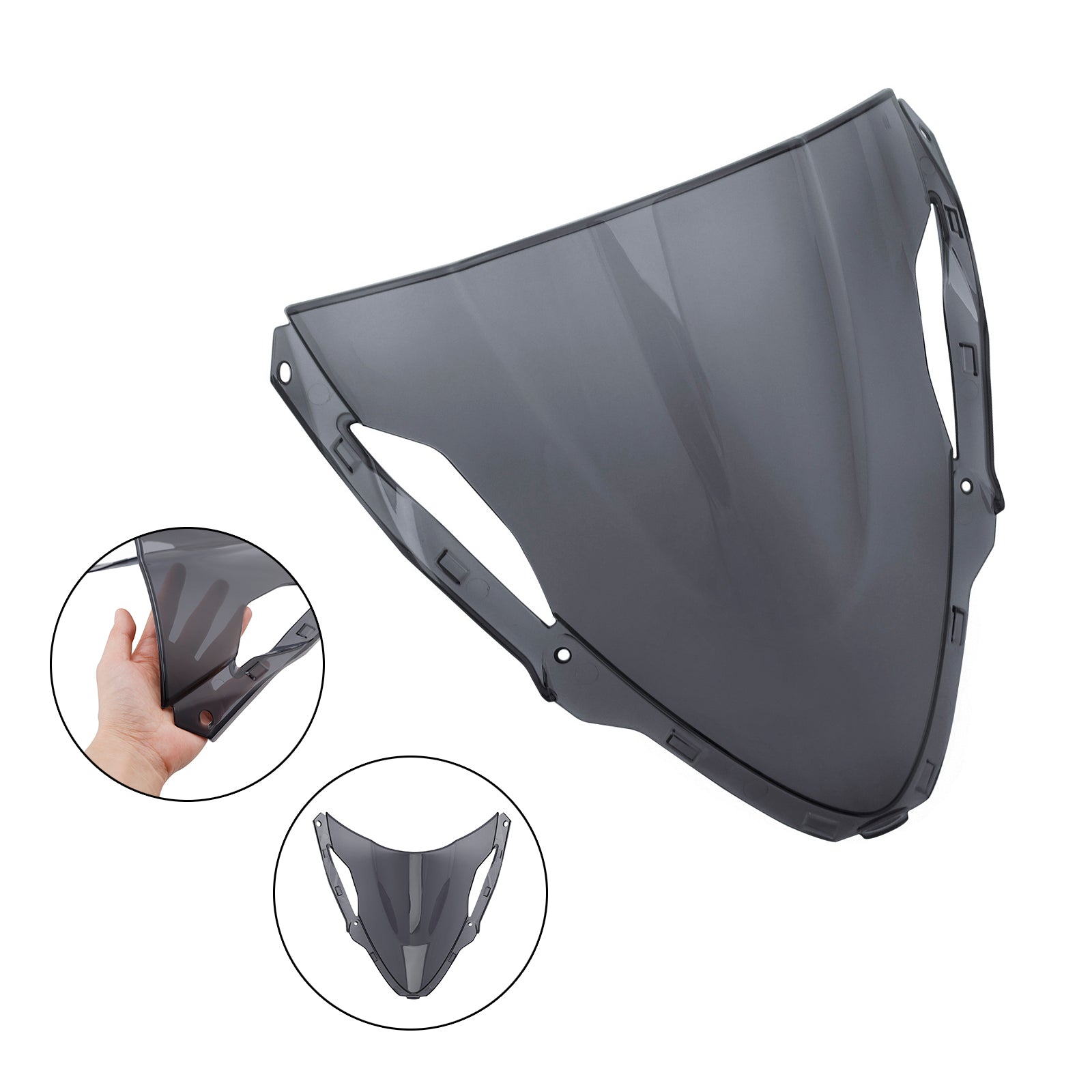 Windshield Windscreen for Kawasaki ZX6R 636 2024-2025