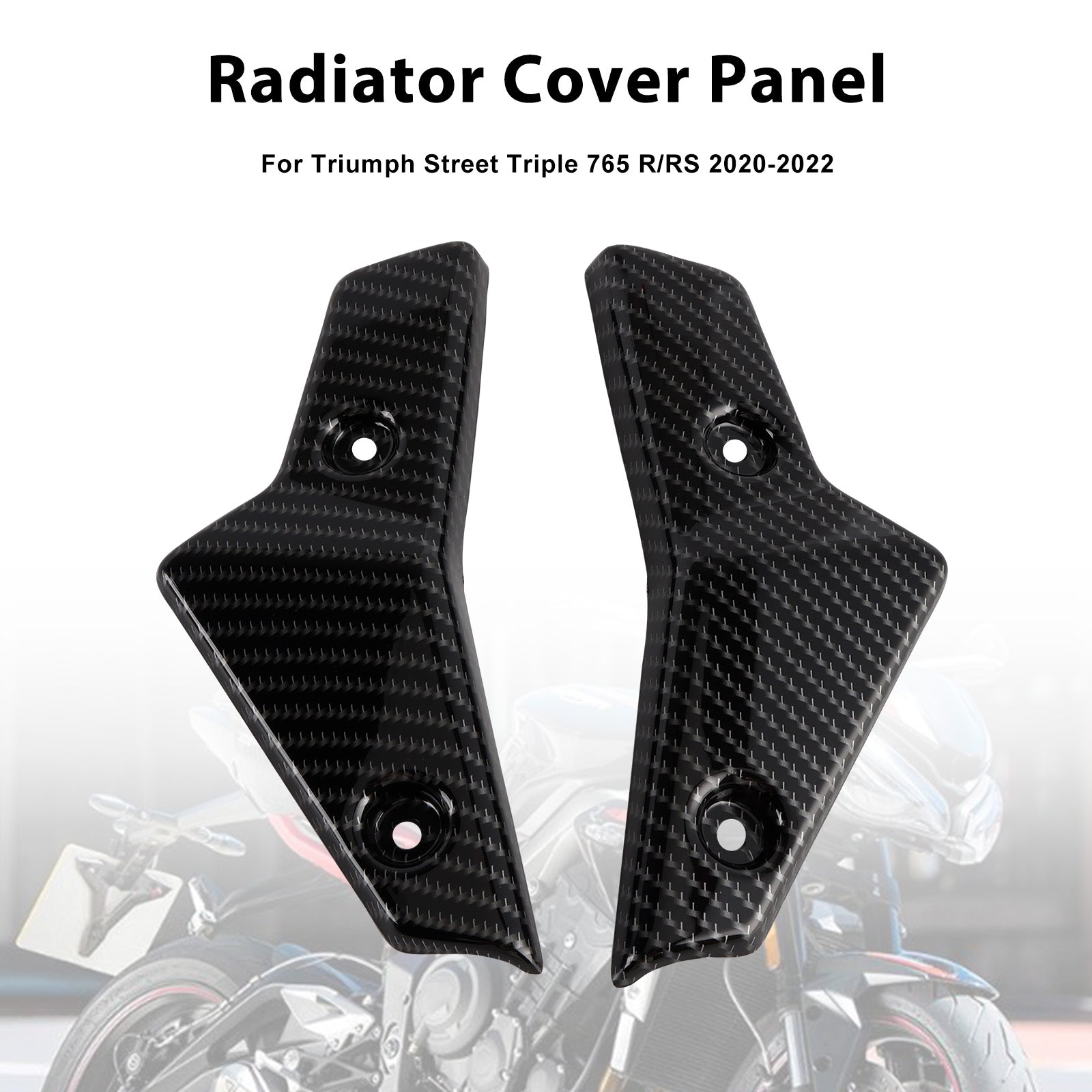2020-2022 Street Triple 765 R/RS Radiator Side Cover Fairing Panels
