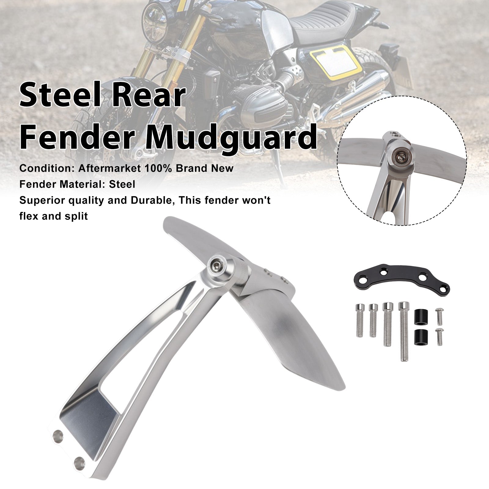 2014-2023 For BMW R nineT Steel Rear Fender Mudguard
