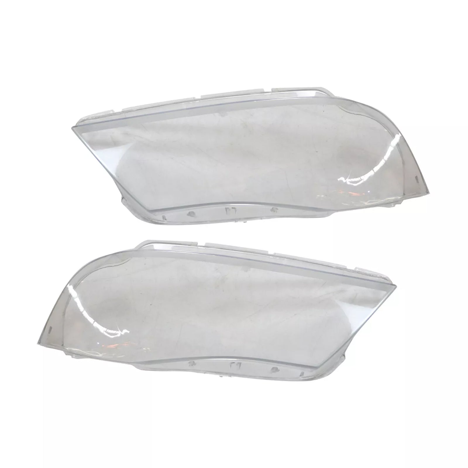 2005-2012 BMW 3 E90 E91 Sedan 2PCS Xenon Headlight Headlamp Clear Lens Cover