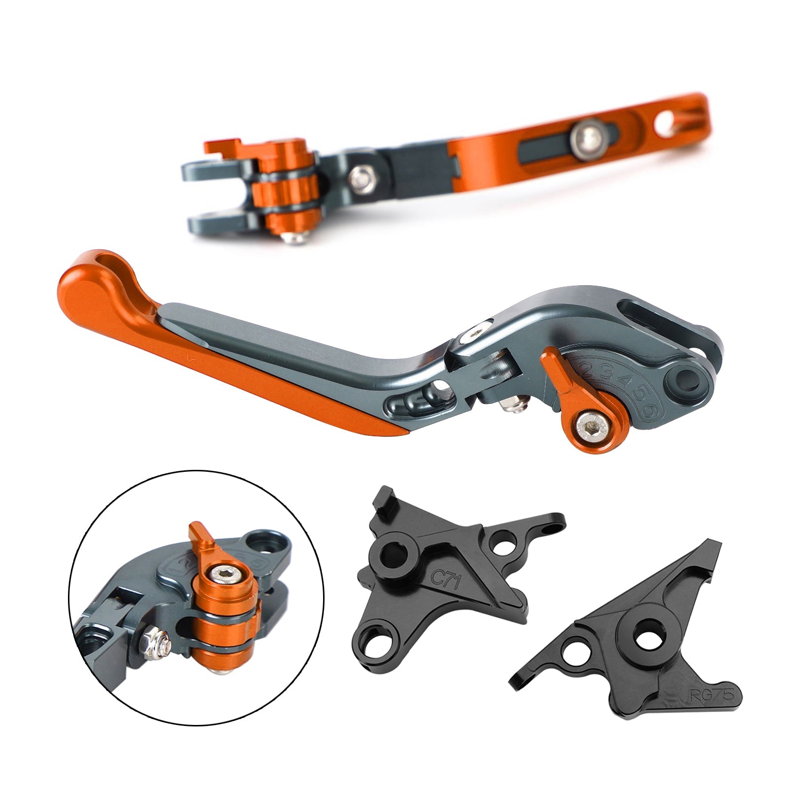 BMW R Nine T /Pure /Racer 2017-2023에 적합한 조절 식 클러치 브레이크 레버