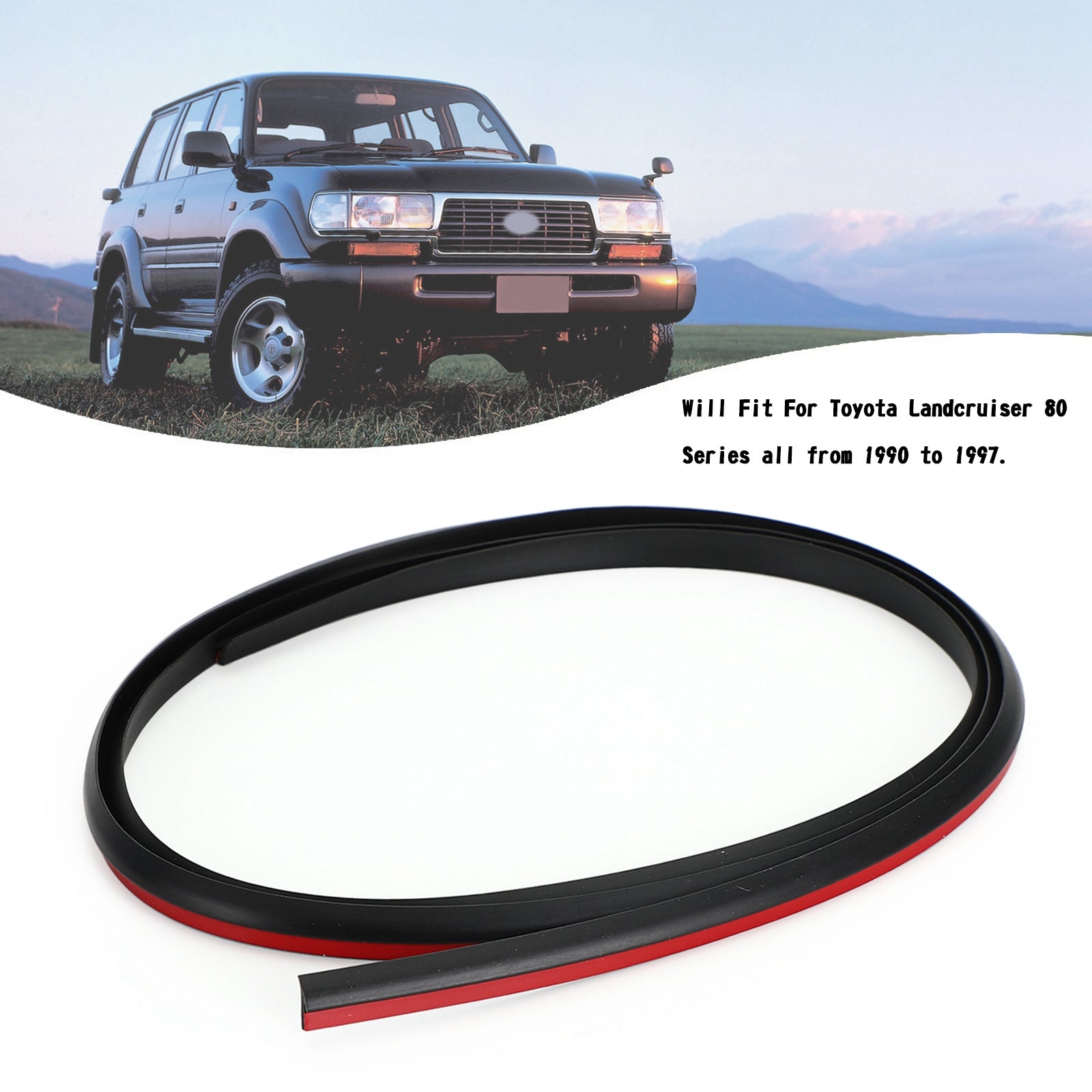 538516002001 Flare Rubber Seal For Toyota Landcruiser 80 Series FJ80 HDJ80 HZJ80 FZJ80