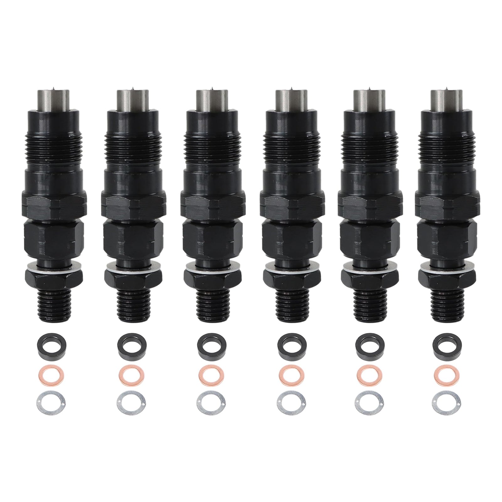 6Pcs Fuel Injector For Toyota 3L Hilux Hiace 2.8L Engine 23600-59105