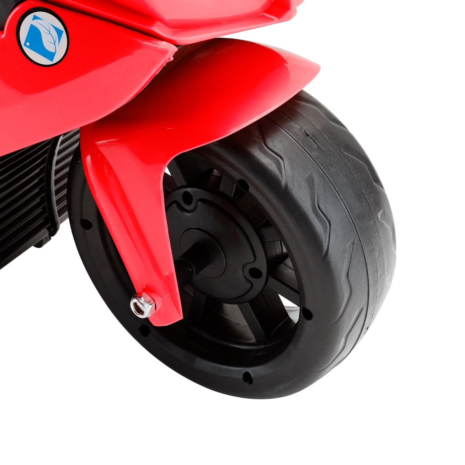 3Wheel 6V Kid Ride On Motorcycle Electric Toy With Remote Control LED Light Red