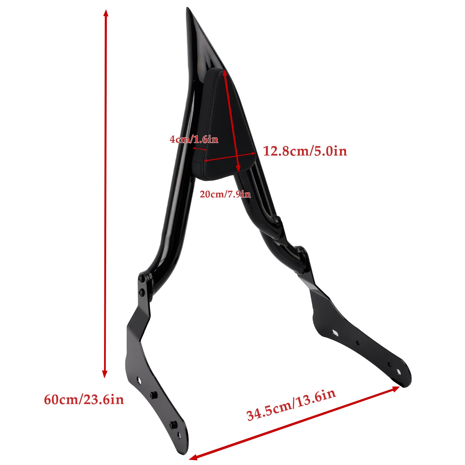 2015-2024 Kawasaki VN650 Vulcan S 650 Passenger Sissy Bar Backrest