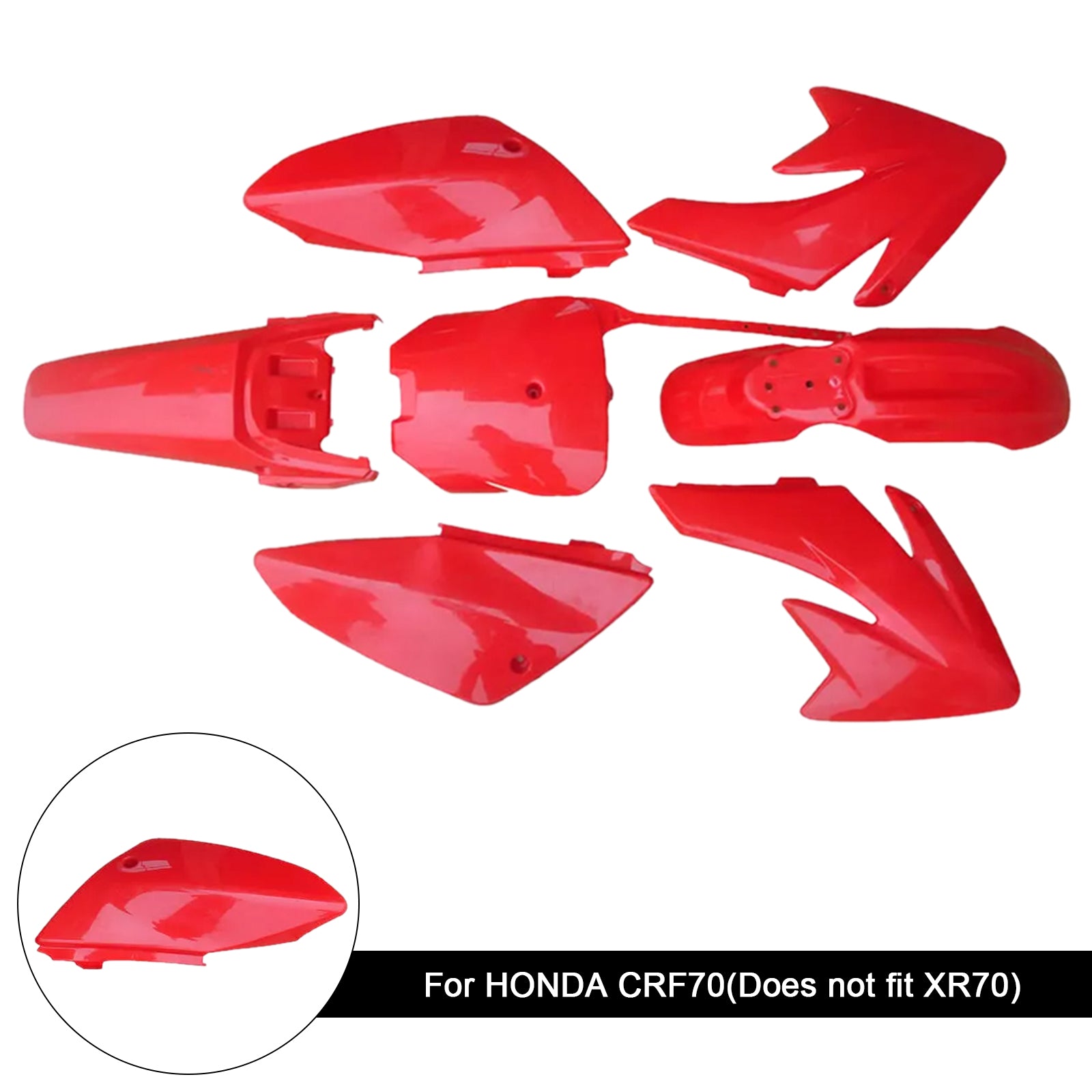 HONDA CRF70 DIRT BIKE Body Plastic Kit Fender Fairing