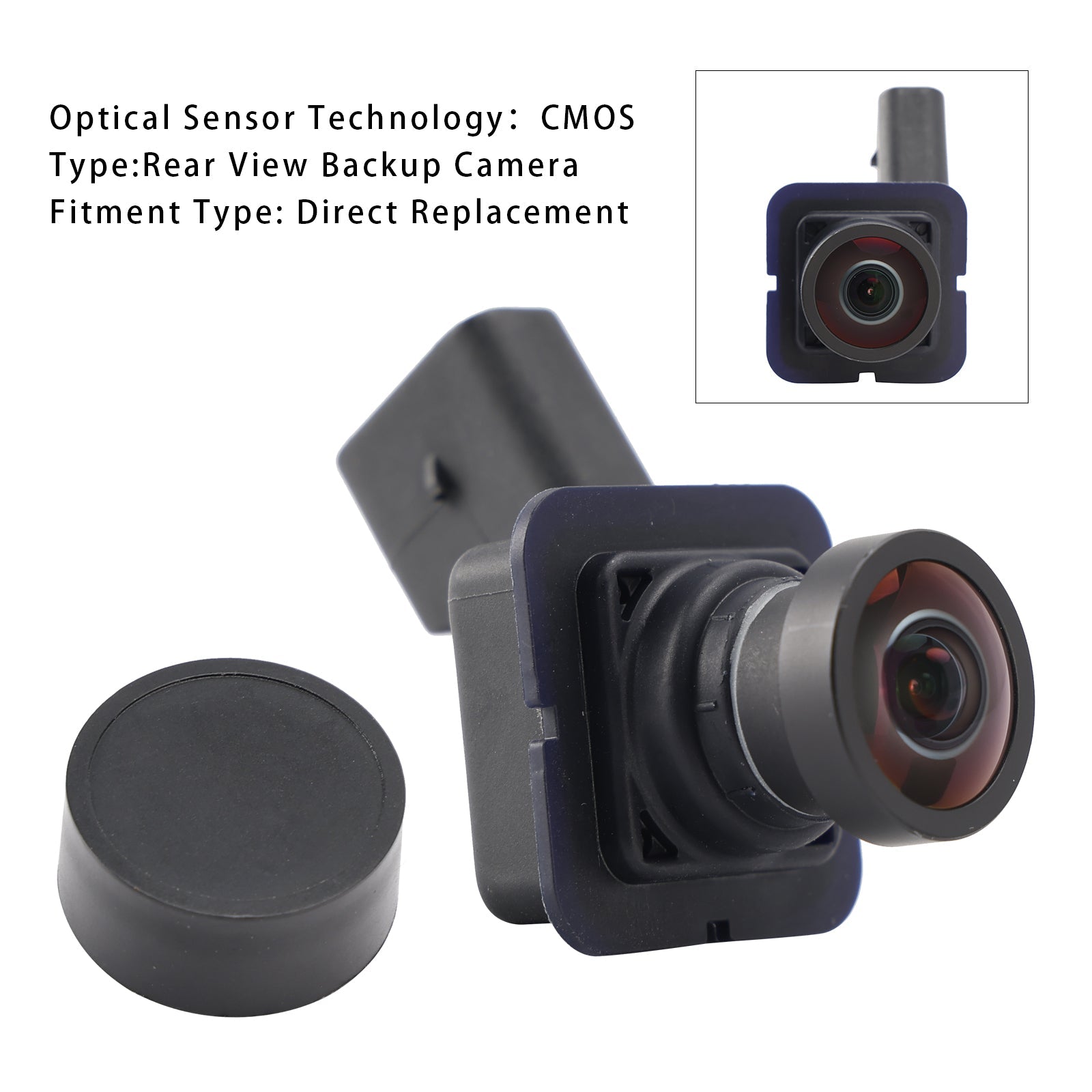 Rear Reverse Backup Camera Park Assist For Ford Focus 2015-2018 F1ET-19G490-AC