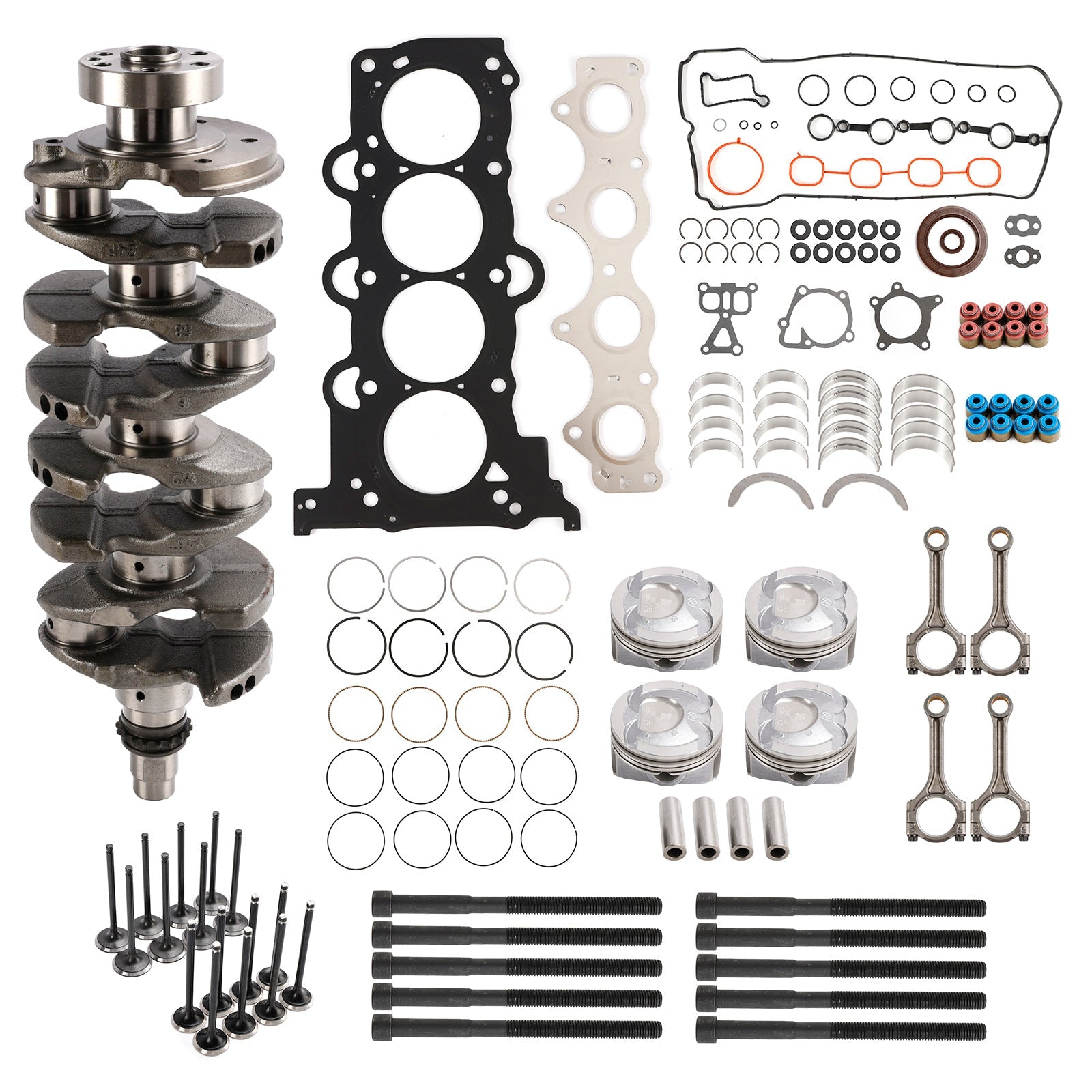 Hyundai Tucson TL 2015-2020 Engine Overhaul Rebuild Kit Pistons Rods Gasket Kit 231102B700