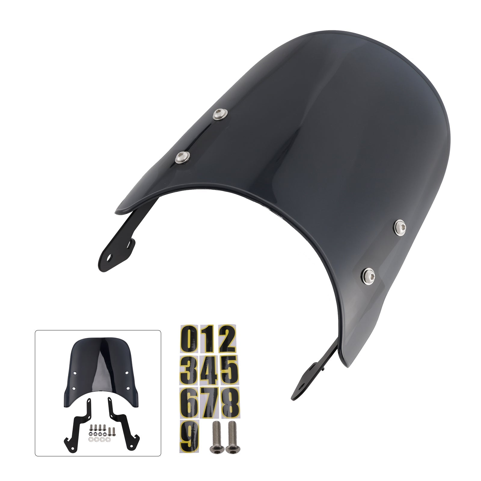 Windshield WindScreen fit for YAMAHA XSR 155 2020-2023 XSR 125 2024-2025